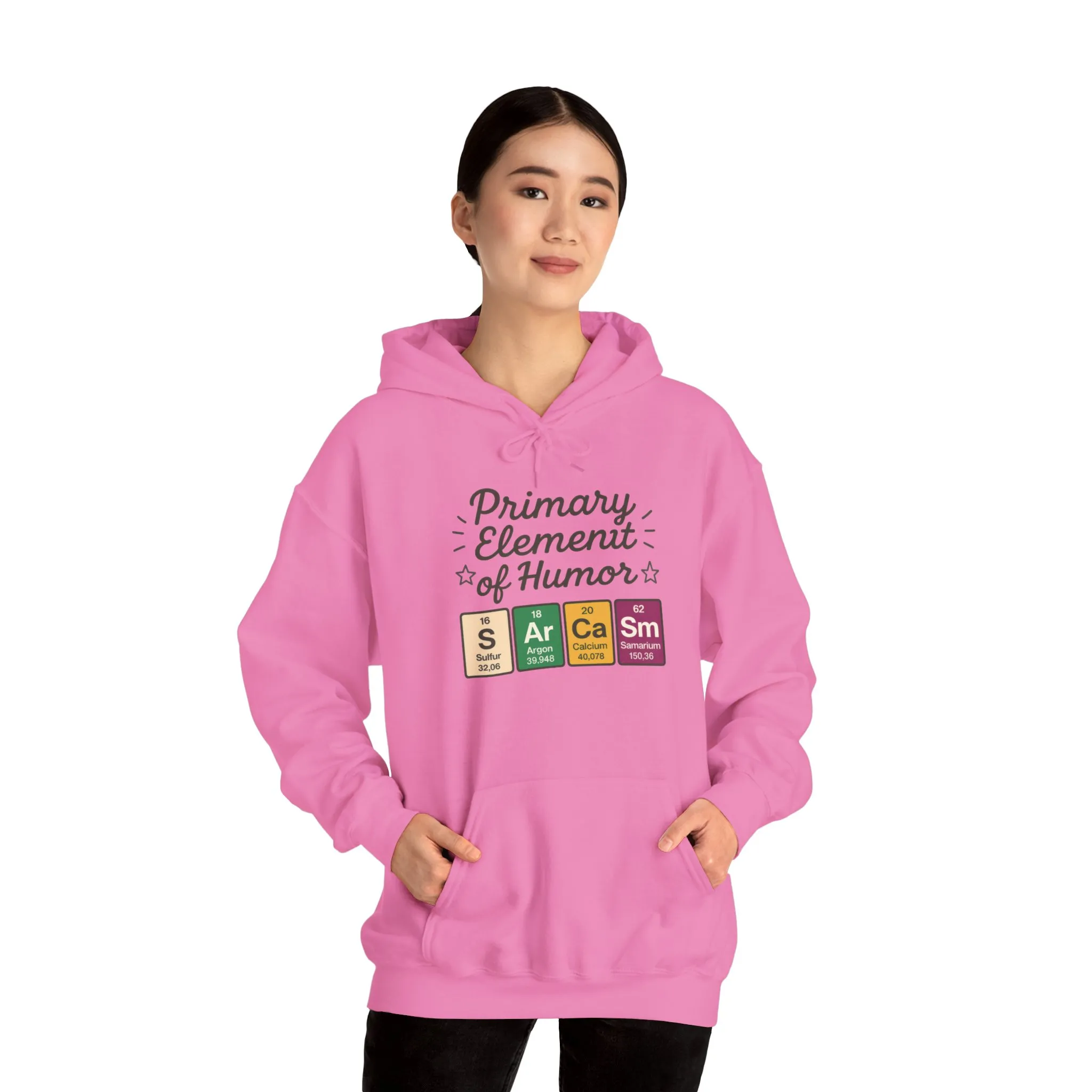 Sarcasm Hoodie for Women, Funny Chemistry Hoodie, Primary Element of Humor Science Sweatshirt, Nerdy Gift for Her - Image 51