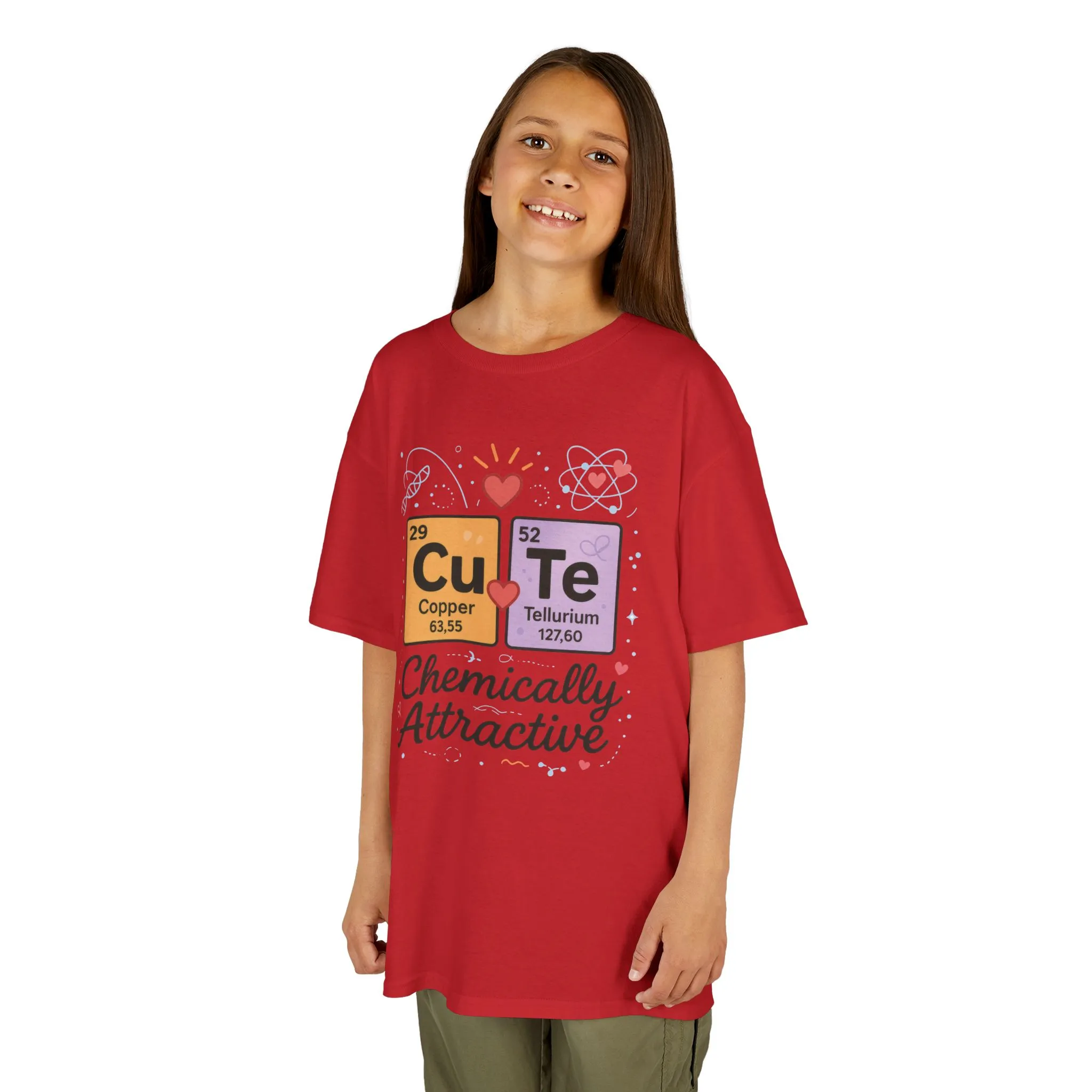 Cute Science Kids TeeT-Shirt, Periodic Table Tee, Funny Nerdy Gift for Young Girl, Cute Chemistry Young Girl T-Shirt, Classroom Wear - Image 30