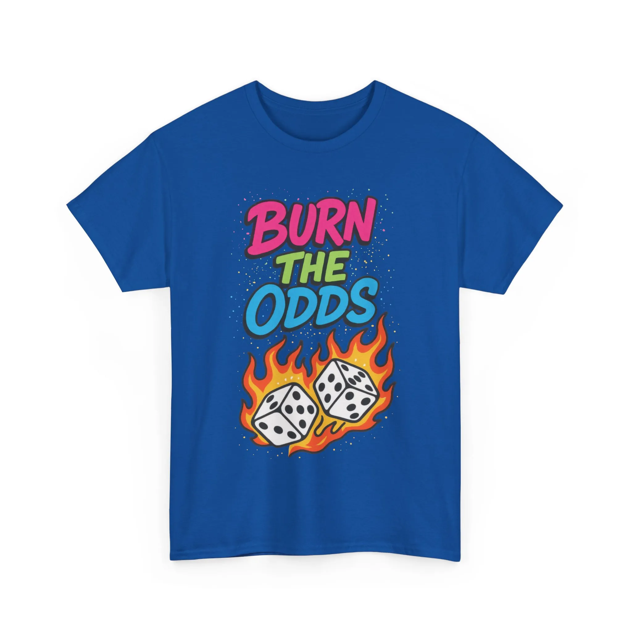 Burn the Odds Graphic Tee | Cool Casual Wear, Gaming Shirt, Unisex Cotton Tee, Dice Design T-Shirt, Gift for Gamers - Image 17