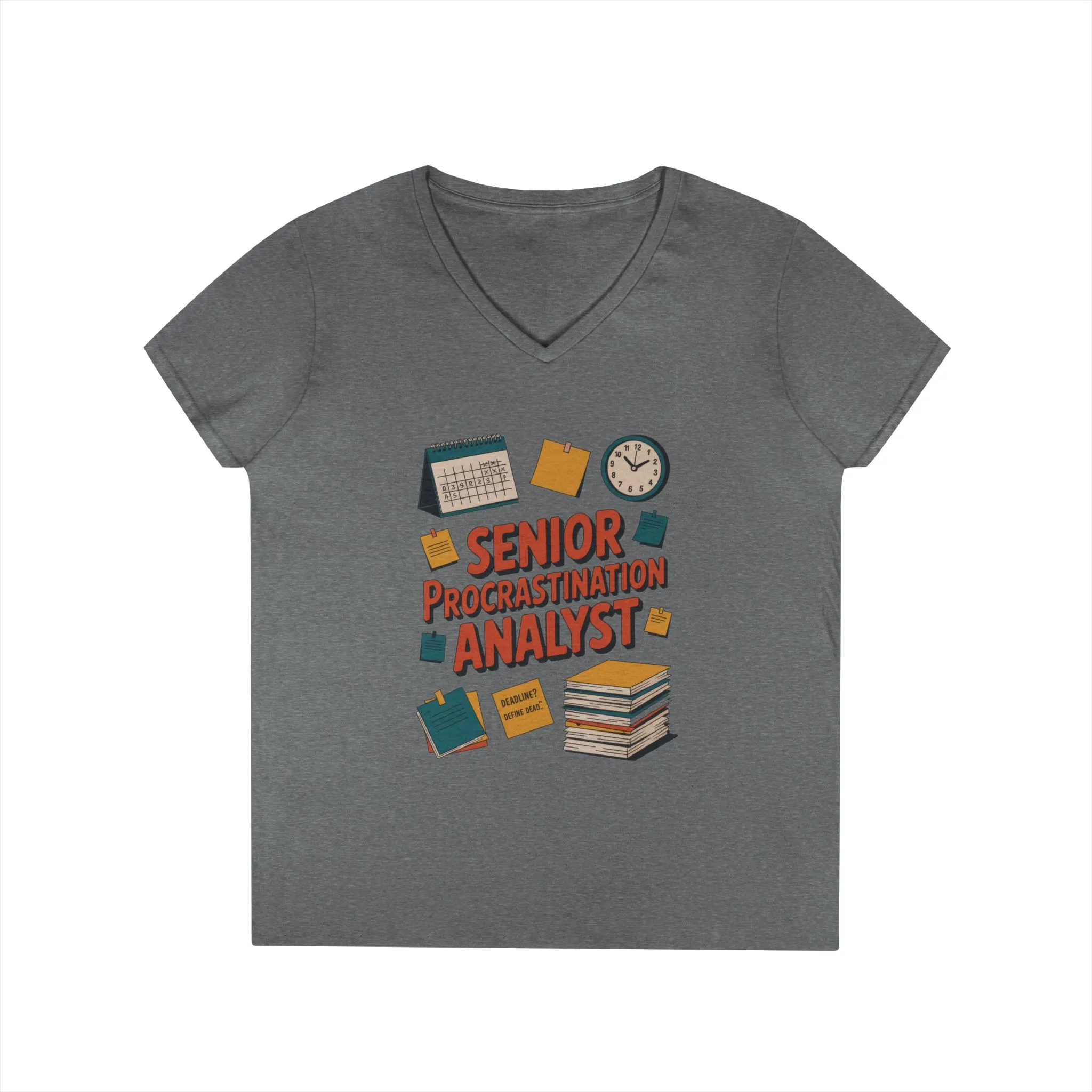 Senior Procrastination Analyst T-Shirt, Fun Gift for Students, Teachers, Graduates, Back to School, Relaxed Vibes, Office Humor Apparel - Image 7