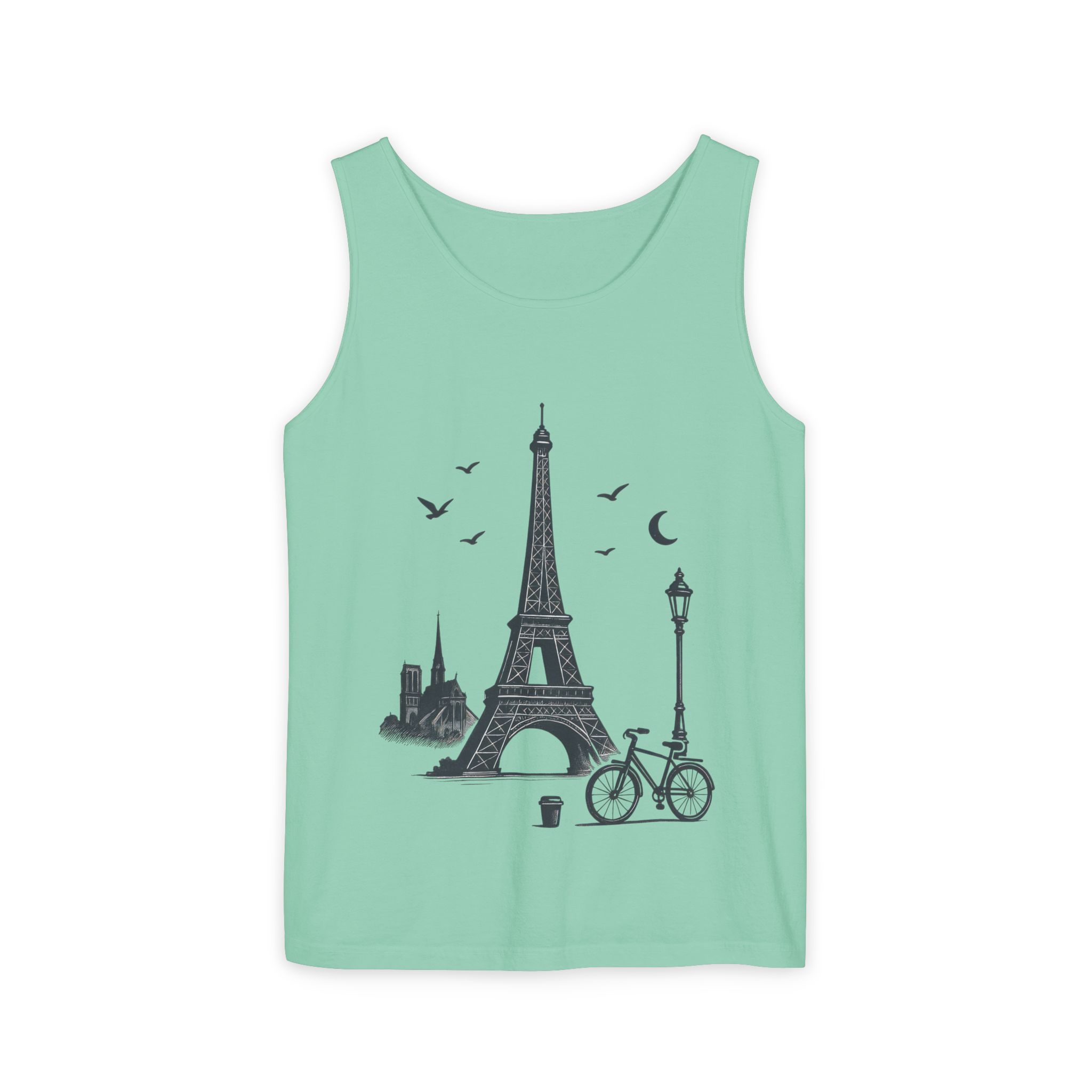 Parisian Dreams Tank Top, Unisex Summer Wear, Graphic Tee, Travel Inspired Apparel, Vacation Outfit, Casual Tank for All Occasions - Image 13