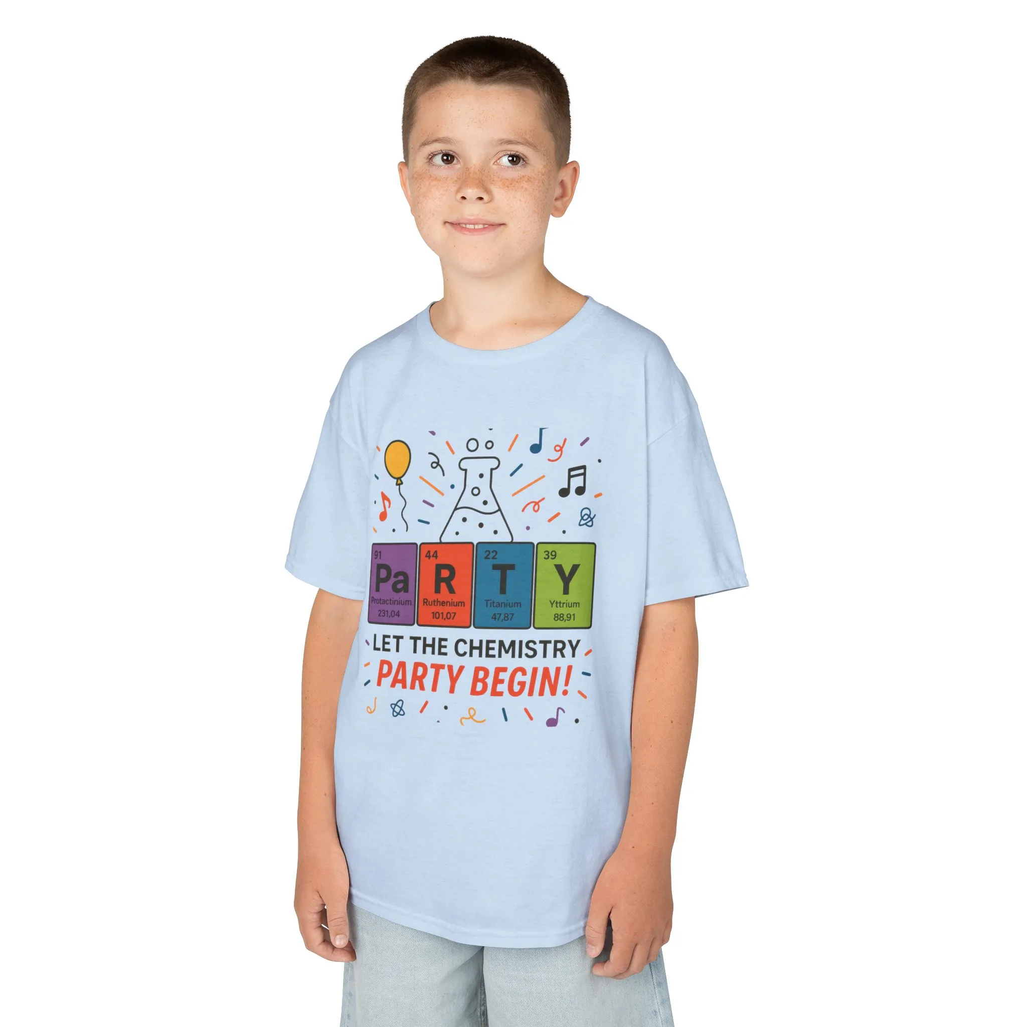 Kids' Chemistry Party T-Shirt, Periodic Table Tee, Funny Science Shirt for Boys & Girls, Science Tee, Unique Educational Apparel - Image 14