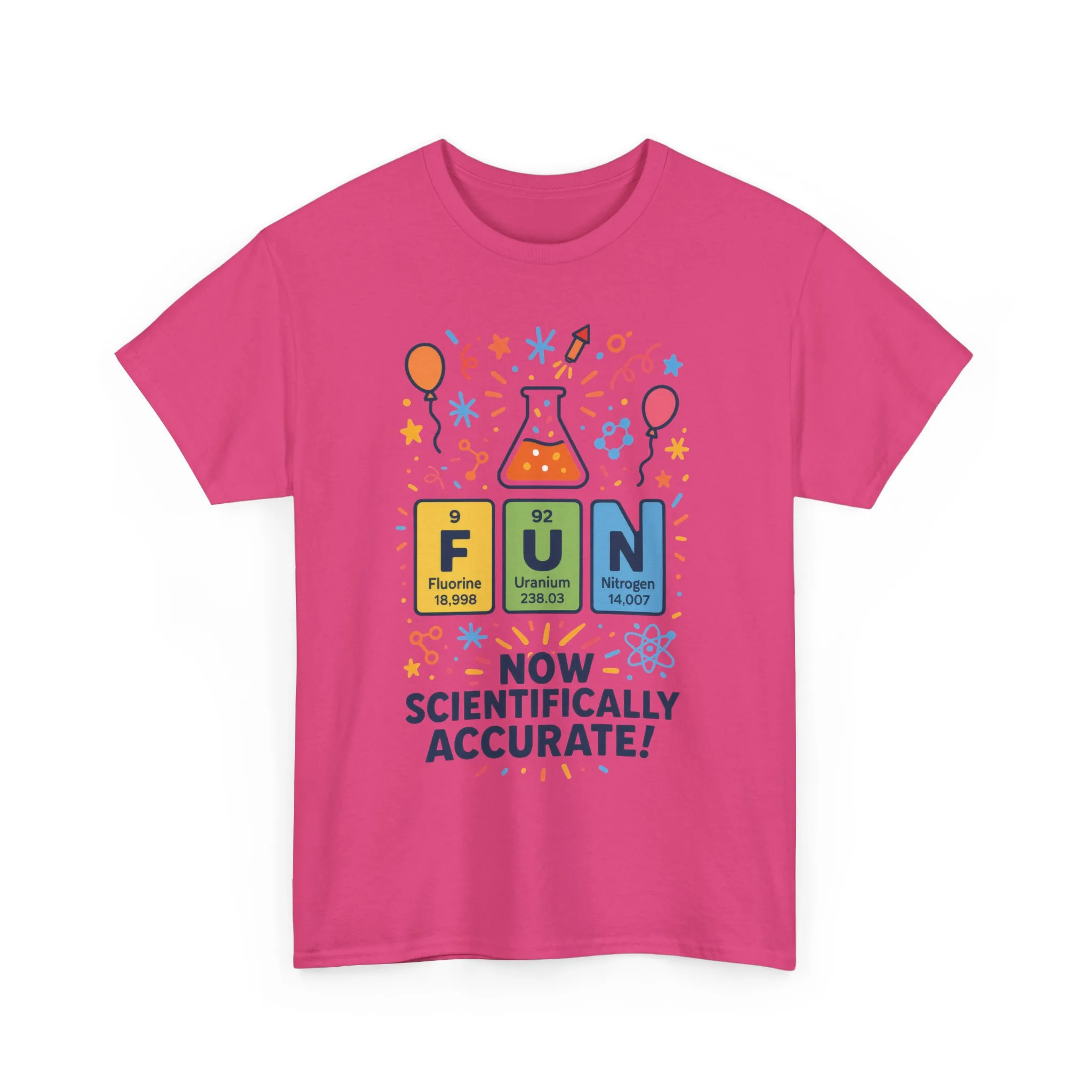 Fun Science Unisex Heavy Cotton Tee, Perfect for STEM Lovers, Gift for Science Teachers, FUN Periodic Table Tee,Nerdy Unisex Shirt - Image 28
