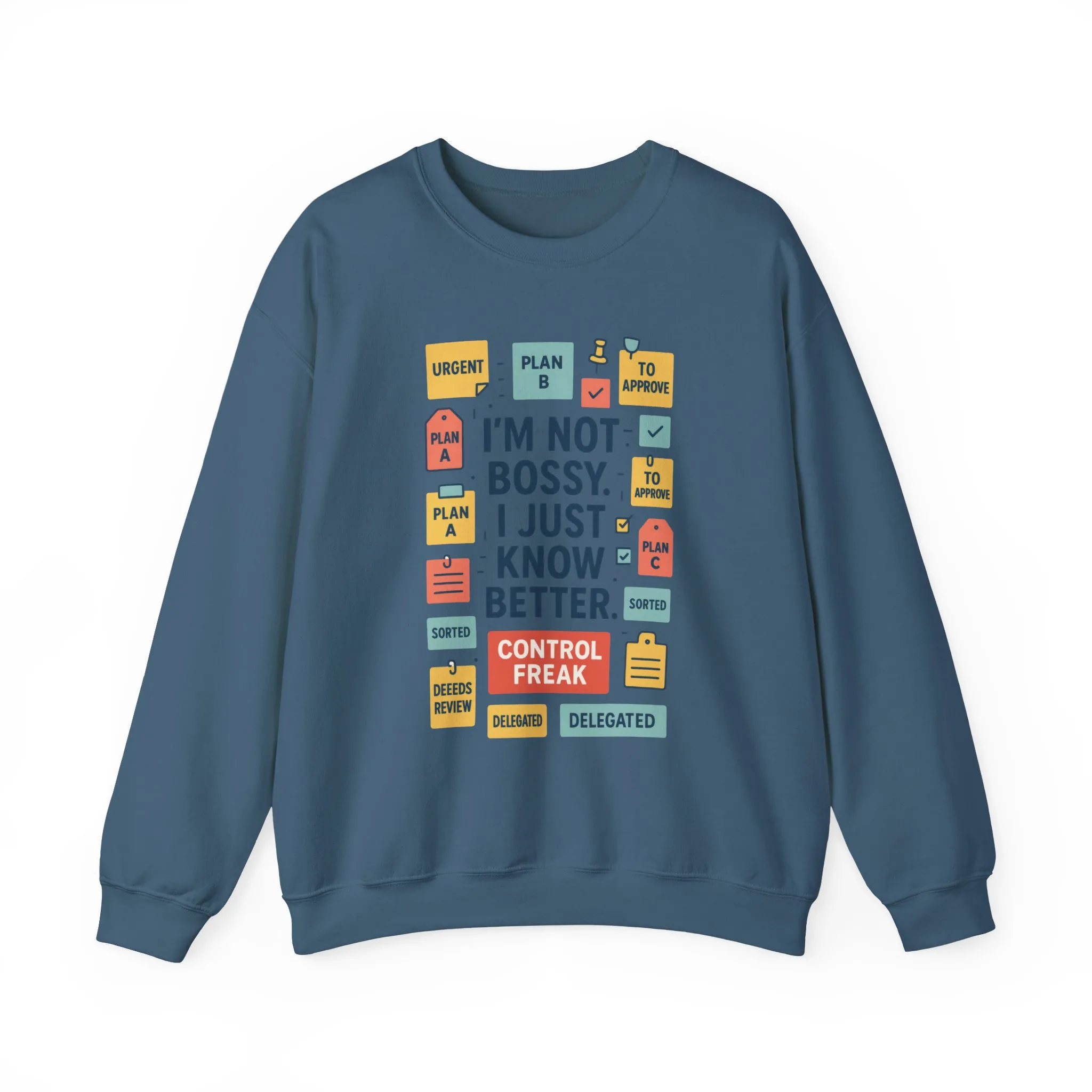 Funny Womens Control Freak Sweatshirt, Bold Sarcastic Quote Pullover, Ideal Gift for Bossy Friends, Funny Womens Sweatshirt - Image 28