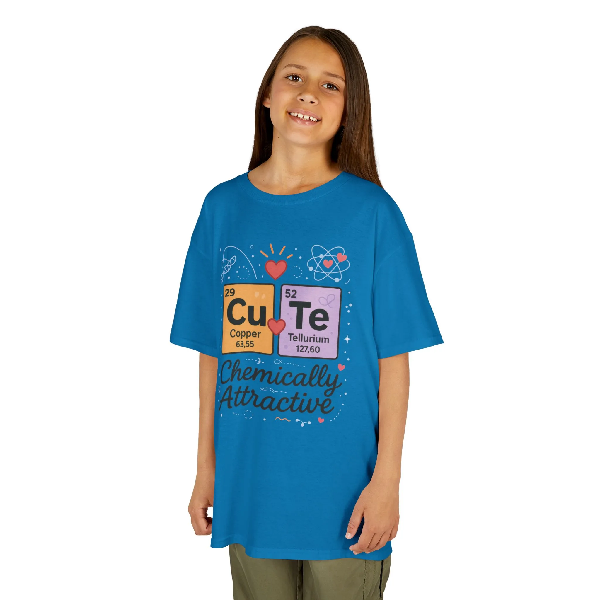 Cute Science Kids TeeT-Shirt, Periodic Table Tee, Funny Nerdy Gift for Young Girl, Cute Chemistry Young Girl T-Shirt, Classroom Wear - Image 12