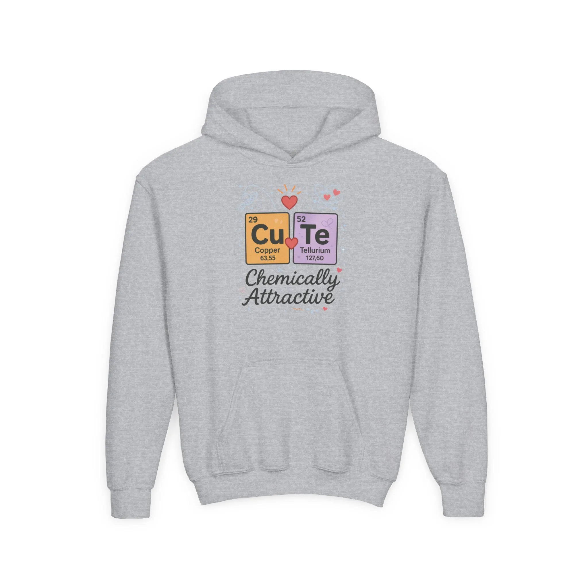 CuTe Teen Hoodie, Science Sweatshirt for Girls, STEM Youth Hoodie, Nerdy Gift for Teens, Cute Chemistry Gift, Science Lover Hoodie - Image 15
