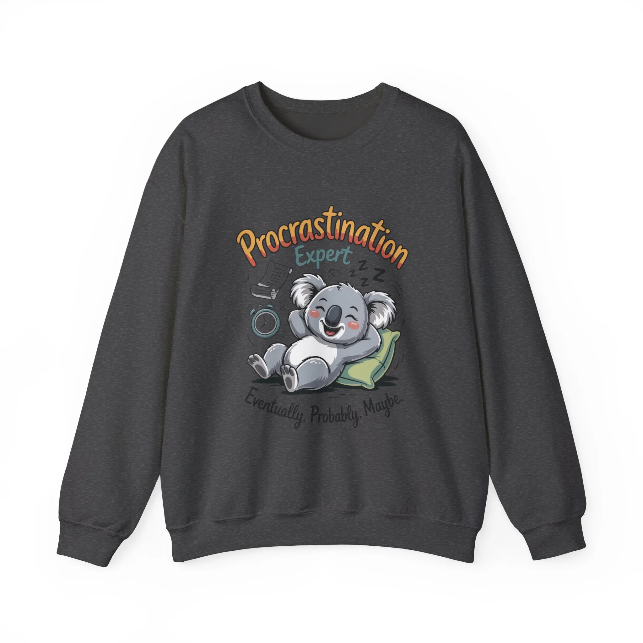 Procrastination Expert Sweatshirt, Funny Crewneck, Cozy Gift for Students, Lazy Day Apparel, Womens Sweatshirt for Relaxation - Image 10
