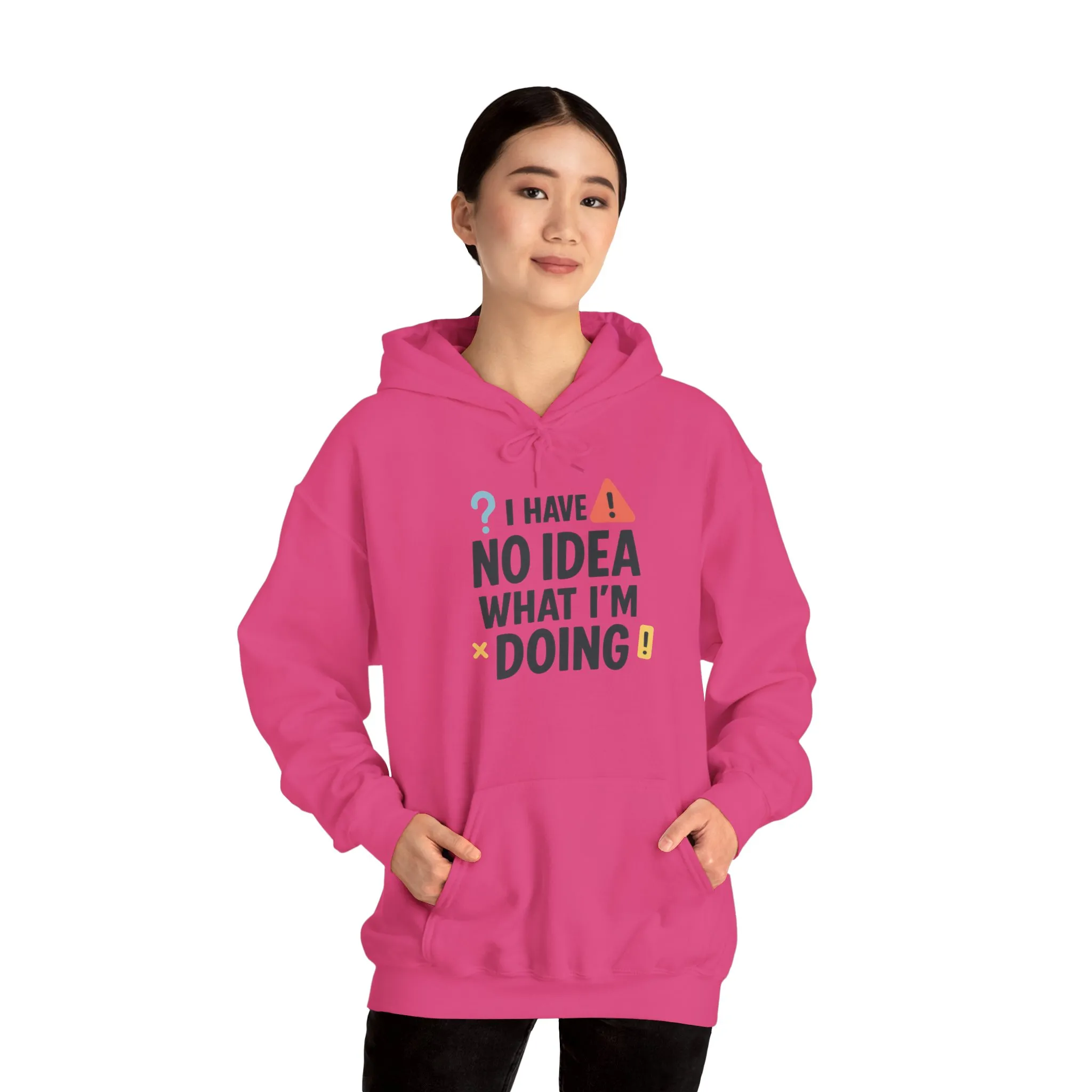 Funny Womens Hoodie, I Have No Idea What Im Doing, Chaotic Mood Sarcastic Sweatshirt for Her, Humor Hoodie, Cute Chaos Hoodie for Her - Image 20