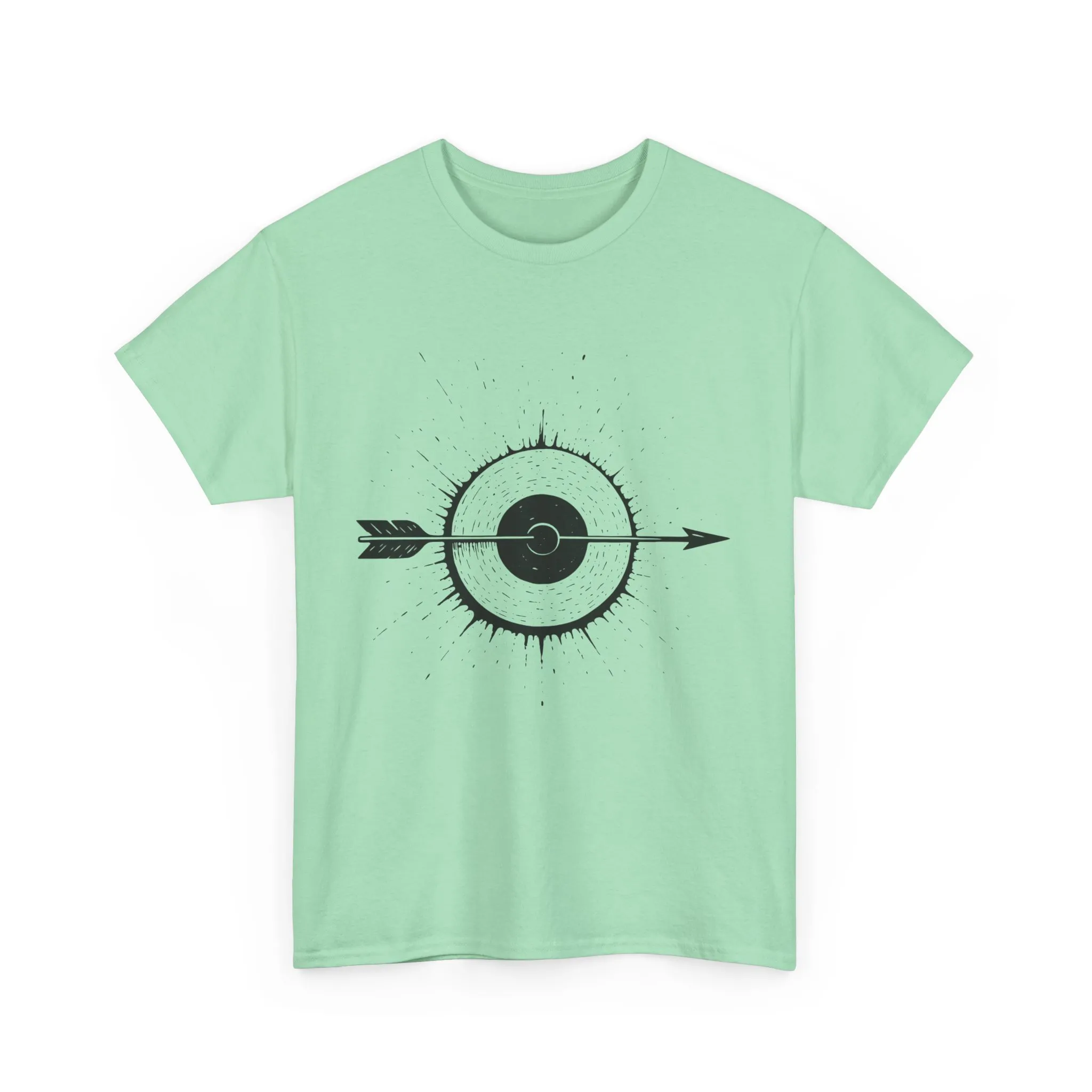 Artistic Arrow Graphic Unisex Cotton Tee, Motivational Shirt, Casual Wear, Gift for Him/Her, Trendy Fashion - Image 19