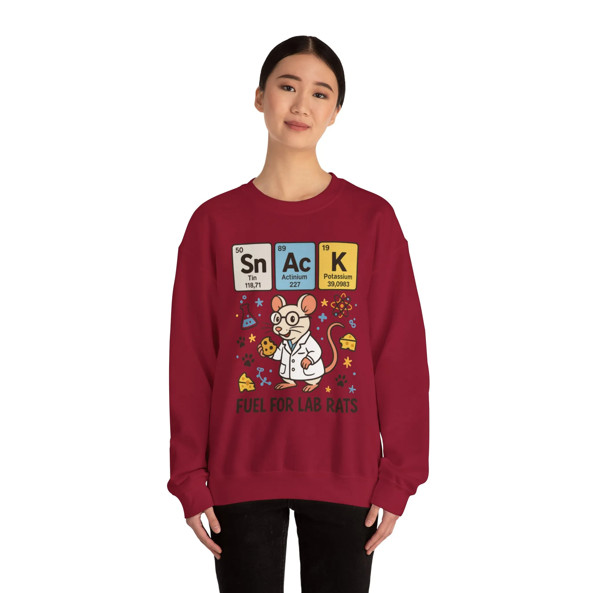 Lab Rat Science Sweatshirt, Science Crewneck, Funny Gift for Teachers, Chemistry Sweatshirt, Cute Lab Rat Design, Perfect for Birthdays - Image 35