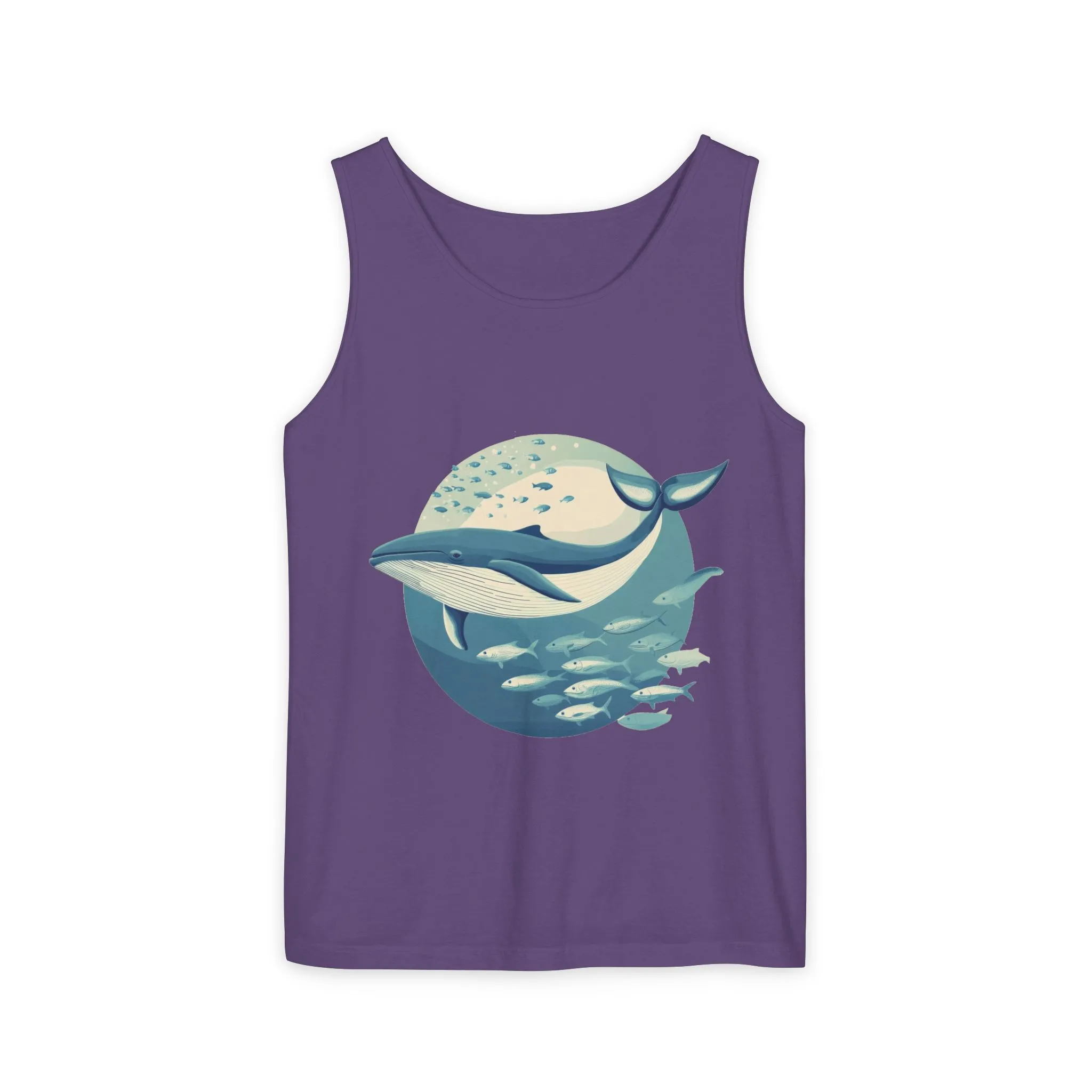 Ocean-Inspired Unisex Tank Top, Whale Design Shirt, Summer Casual Wear, Beach Vibes Gift, Eco-Friendly Fashion - Image 42