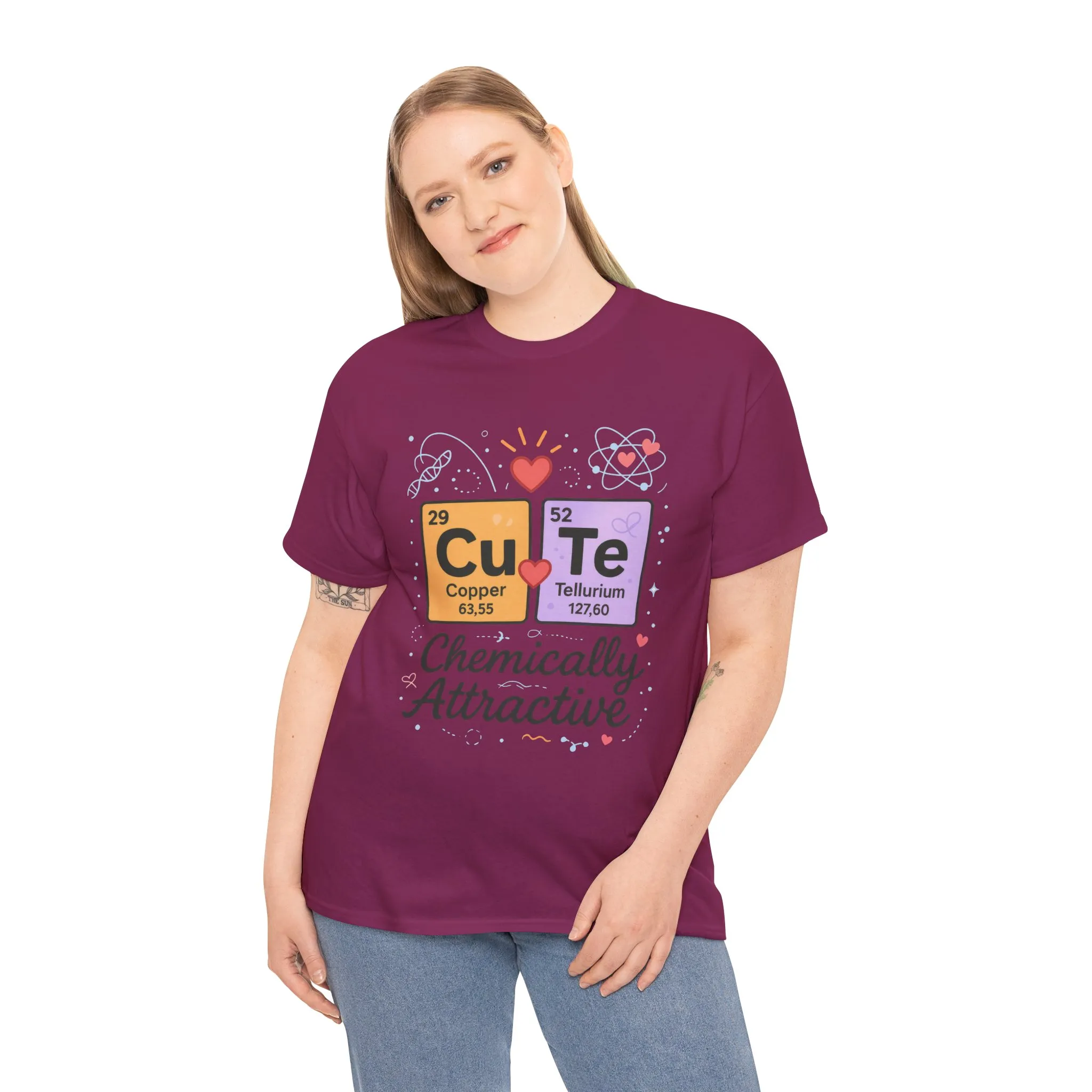 Cute Science T-Shirt for Women, Chemically Attractive Periodic Table Tee, Funny Nerdy Gift for Her, Chemistry Lover Gift, Science Apparel - Image 20