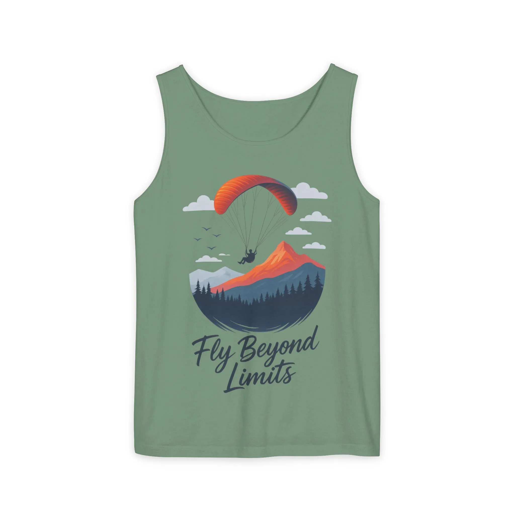 Adventure-Inspiring Fly Beyond Limits Unisex Tank Top, Summer Casual Wear, Outdoor Enthusiast Gift, Travel Apparel, Motivational Gift - Image 13