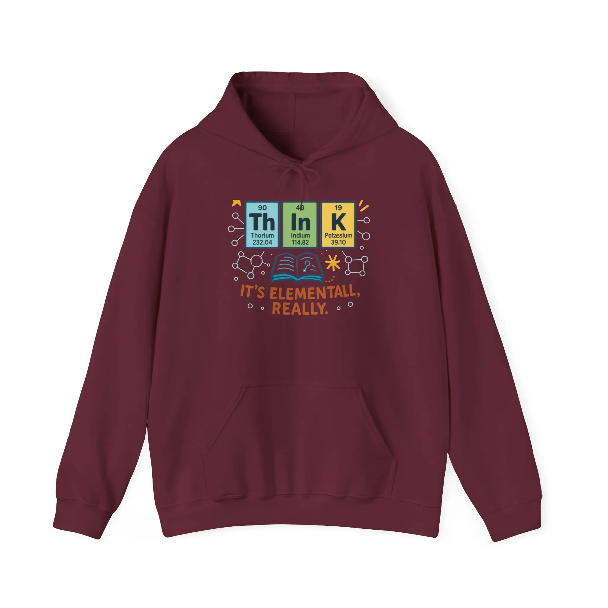 Science Hoodie for Men, Funny Nerd Hoodie, Element of Humor Sweatshirt, Science Lover Gift for Him, Chemistry Lover Gift - Image 2
