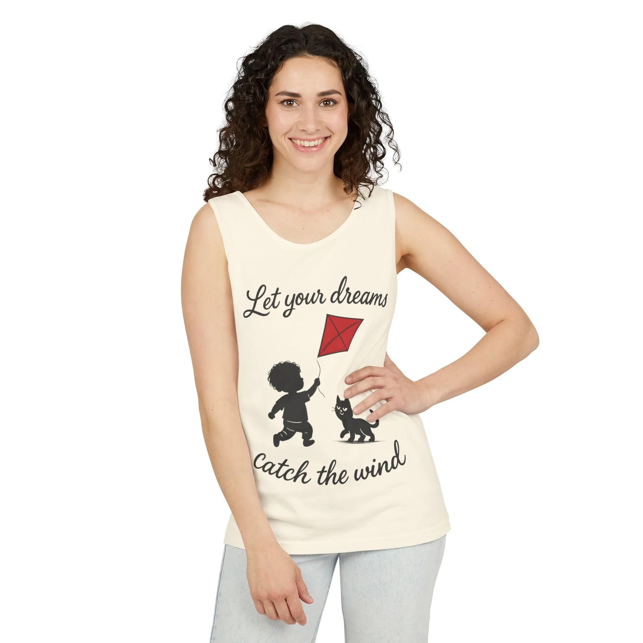 Dream-Catching Tank Top - Lightweight, Womens, Inspirational Graphic Tee, Summer Wear, Perfect Gift for Kids & Families - Image 33