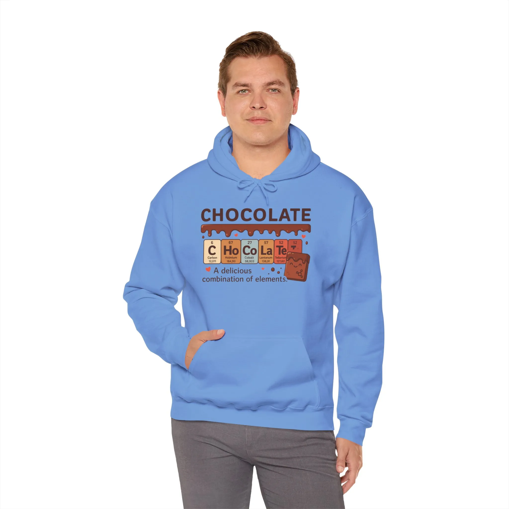 Chocolate Lovers Comfort Hoodie, Perfect Gift for Chemistry Lovers, Casual Wear, Sweet Treats Enthusiasts, Birthdays, Chemistry Students - Image 20
