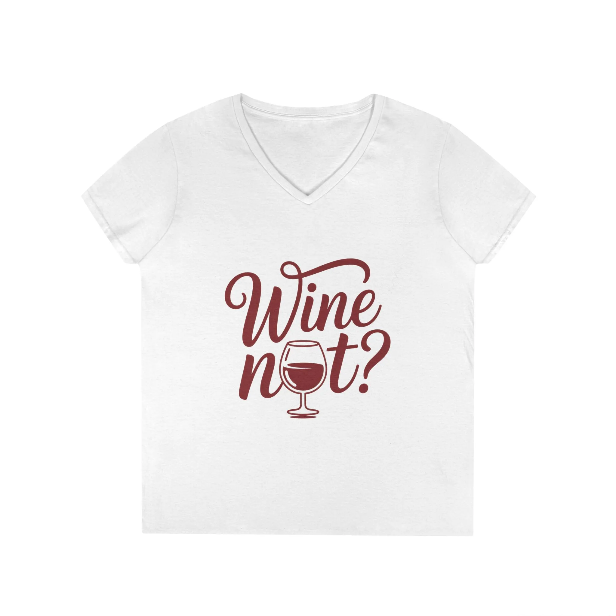 Wine Themed Ladies' V-Neck T-Shirt, Wine Lover Gift, Wine Humor Shirt, Girls Night Party Tee, Wine Pun Graphic Top, Fun Drink Shirt - Image 2