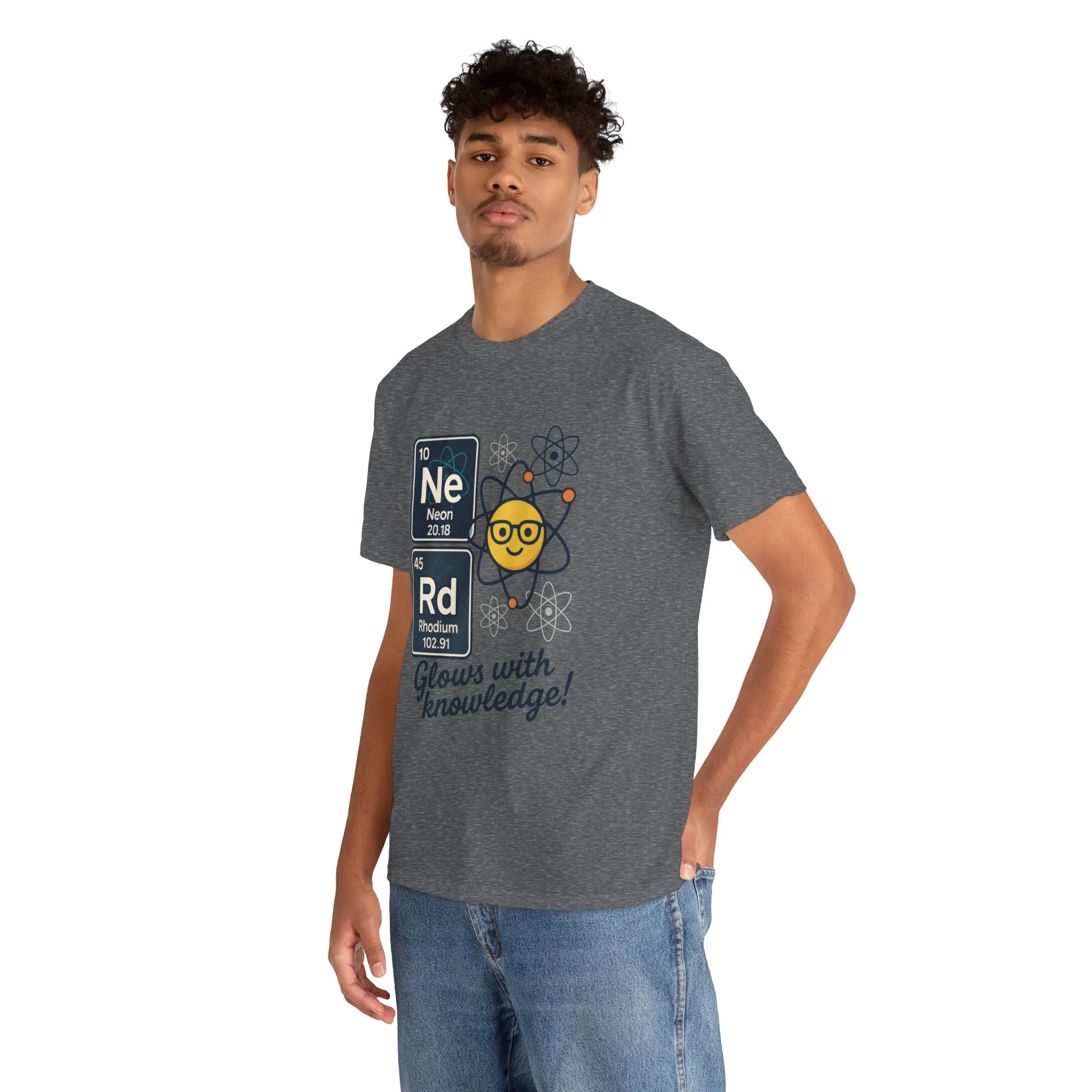 Funny Mens Nerd T-Shirt, NeRd Periodic Table Shirt, Glowing Knowledge Tee, Science Lover Gift, Chemistry Shirt, STEM Apparel, Science Tee - Image 18