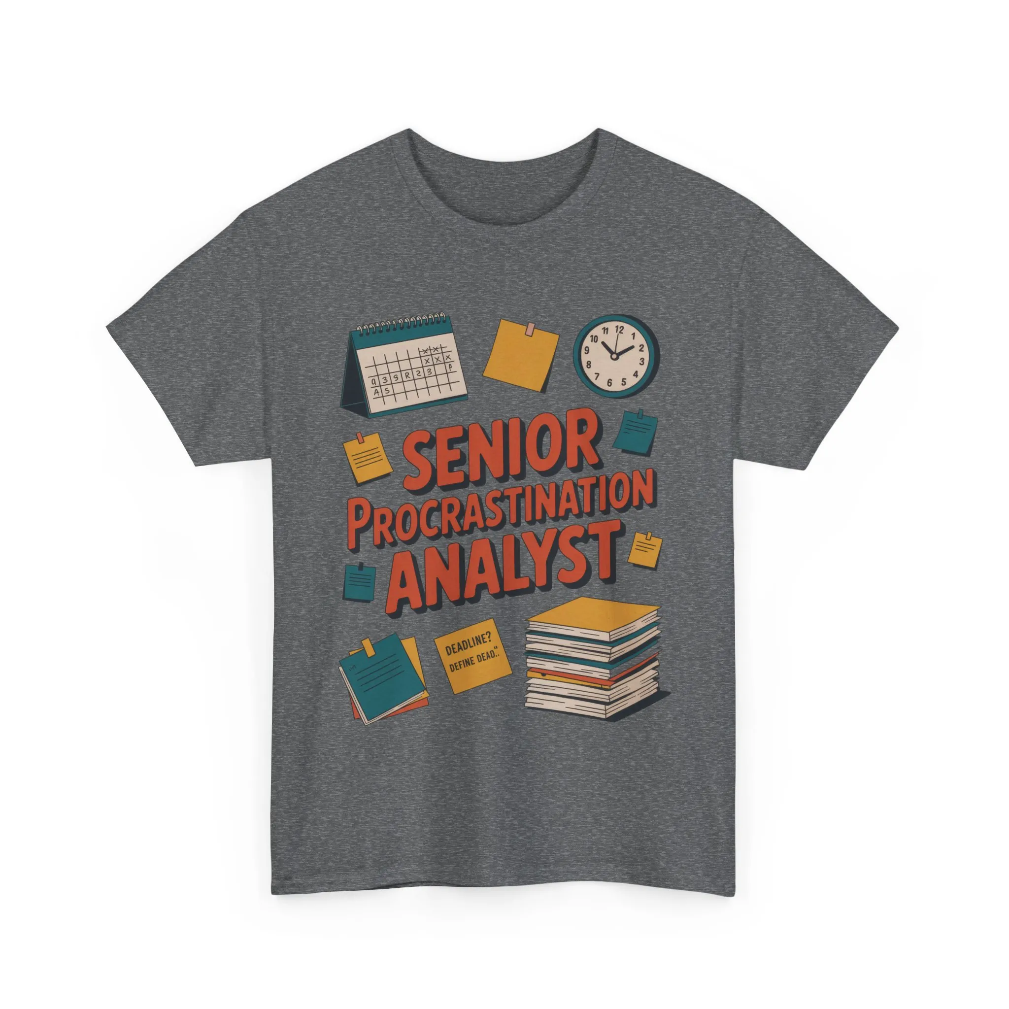 Senior Procrastination Analyst Tee, Funny Office Shirt, Gift for Graduates, Motivation T-Shirt, Humor Apparel, Job Humor Clothing - Image 11