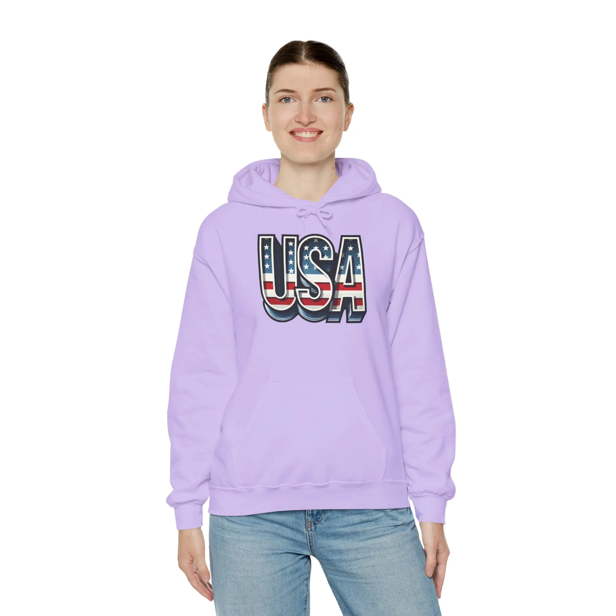 USA Flag Unisex Hoodie, Patriotic Sweatshirt, Independence Day Gift, American Pride Apparel, Casual Layering - Image 23