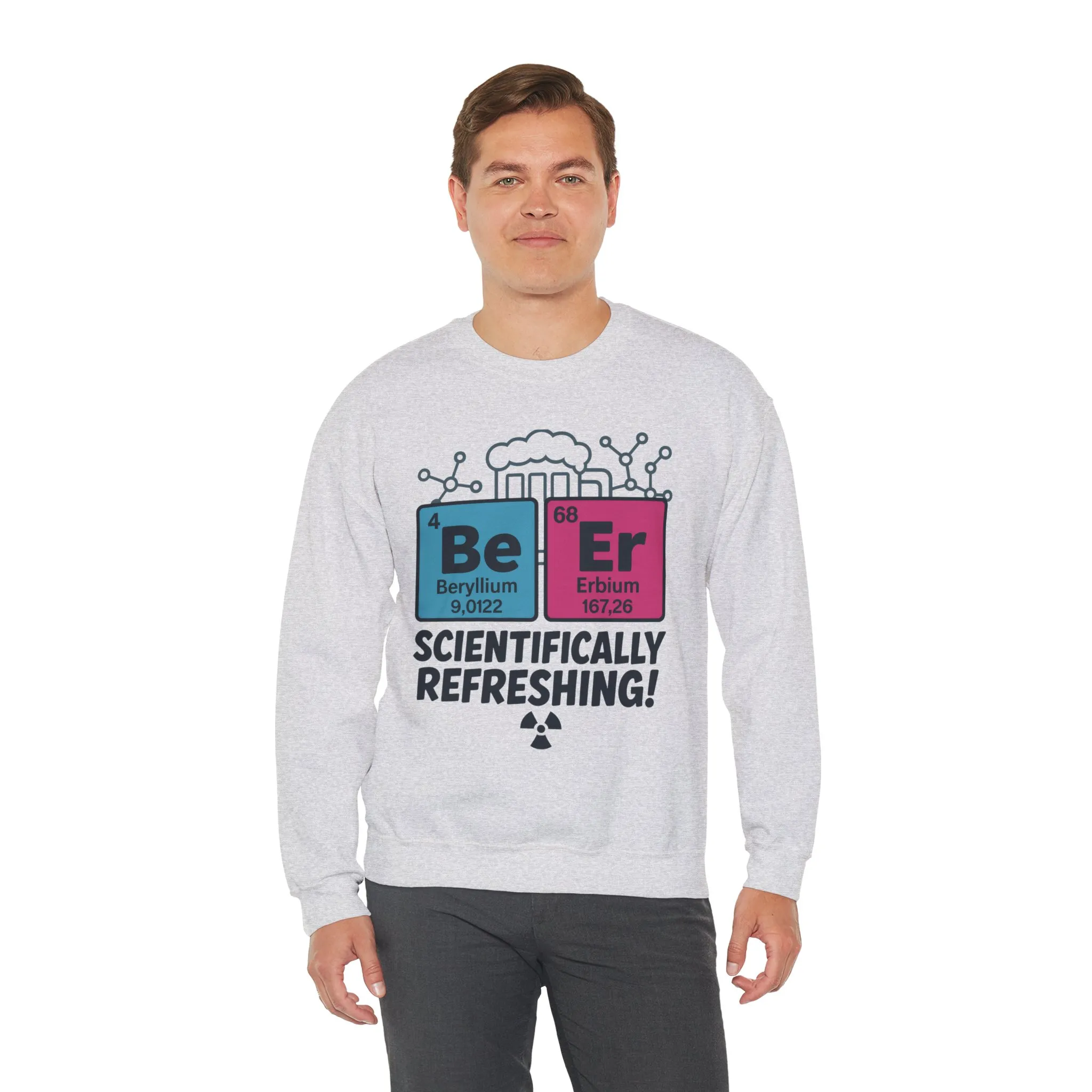 Scientifically Refreshing Beer Mens Sweatshirt, Gift for Beer Lovers, Science-Inspired Apparel, Perfect for Parties and Gatherings - Image 6
