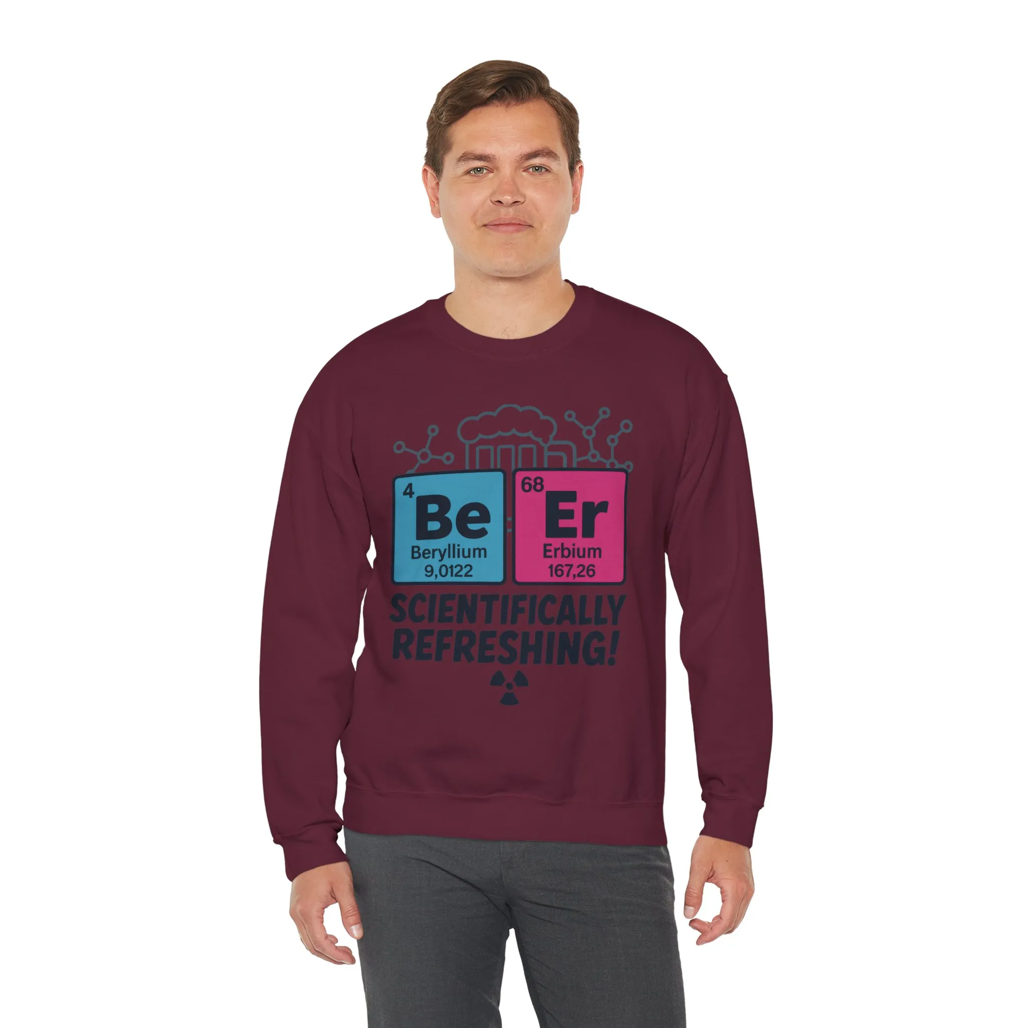 Scientifically Refreshing Beer Mens Sweatshirt, Gift for Beer Lovers, Science-Inspired Apparel, Perfect for Parties and Gatherings - Image 14