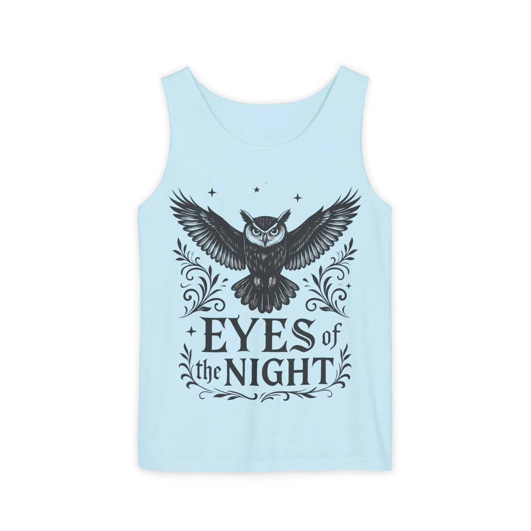 Eyes of the Night Owl Tank Top, Mens Summer Wear, Boho Aesthetic, Festival Outfit, Nature Lover Gift, Halloween Apparel - Image 49