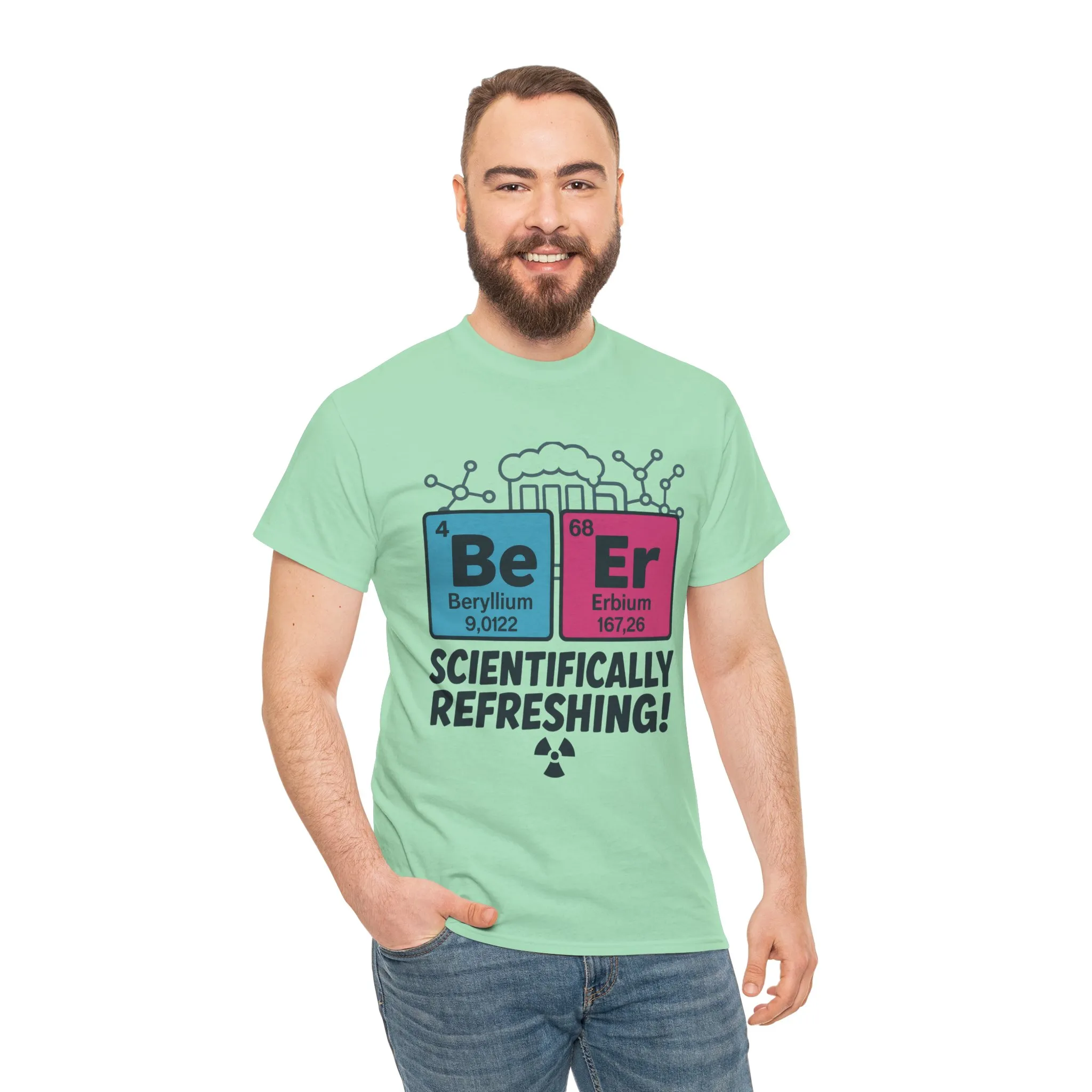 Mens Beer Science T-Shirt, Periodic Table Tee, Nerd Shirt for Him, Science Gift Tee, Chemistry Shirt, Science Lover Apparel, STEM Outfit - Image 8