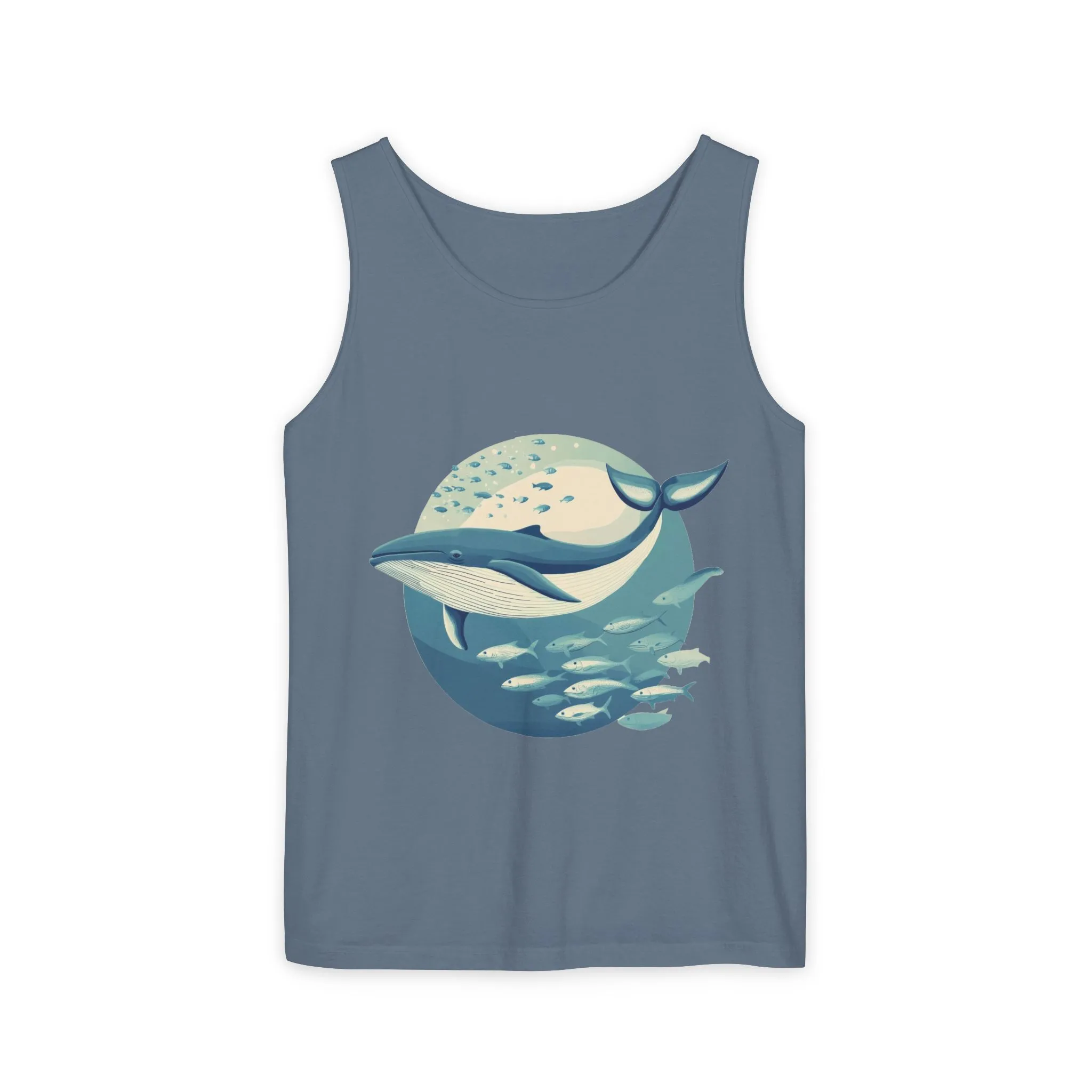 Ocean-Inspired Unisex Tank Top, Whale Design Shirt, Summer Casual Wear, Beach Vibes Gift, Eco-Friendly Fashion - Image 16