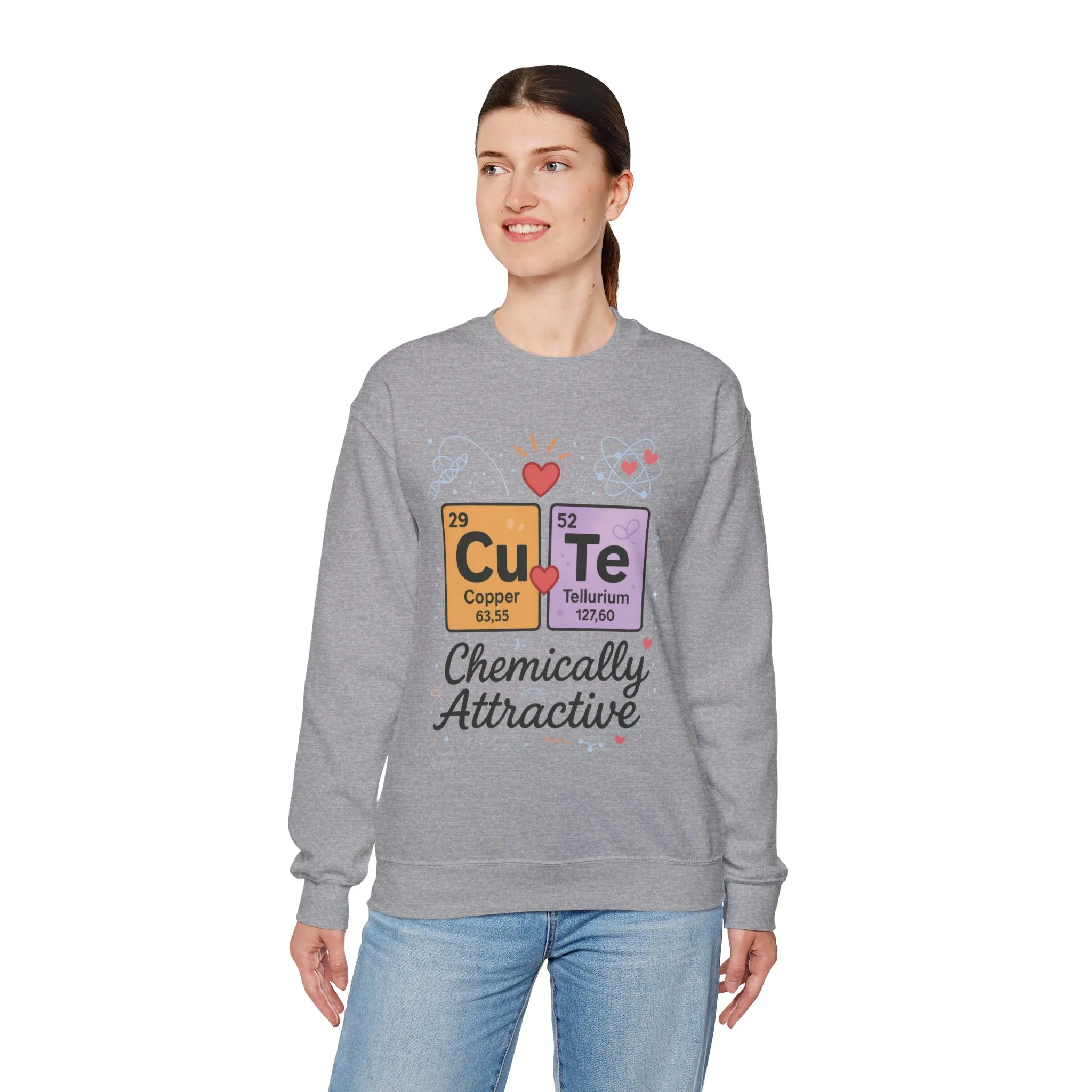 Cute Chemistry Sweatshirt for Women, Periodic Table Sweatshirt, Chemistry Gift for Her, Gift for Science Lovers, Valentine's Day Sweatshirt - Image 30