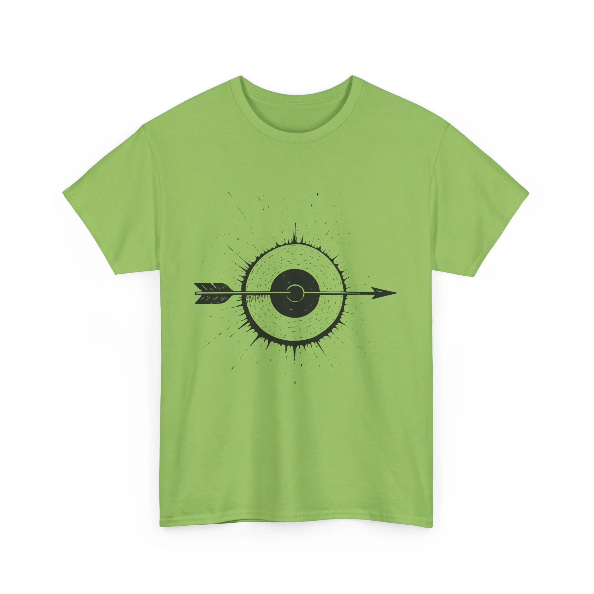 Artistic Arrow Graphic Unisex Cotton Tee, Motivational Shirt, Casual Wear, Gift for Him/Her, Trendy Fashion - Image 16