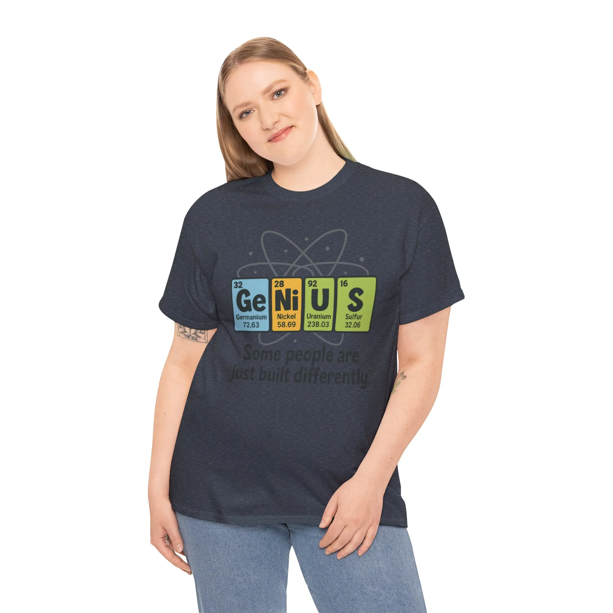Funny Womens Genius T-Shirt, Periodic Table Nerd Shirt, Science Humor Tee, Gift for Nerds, Science Lovers Gift, Genius Science Tee - Image 24