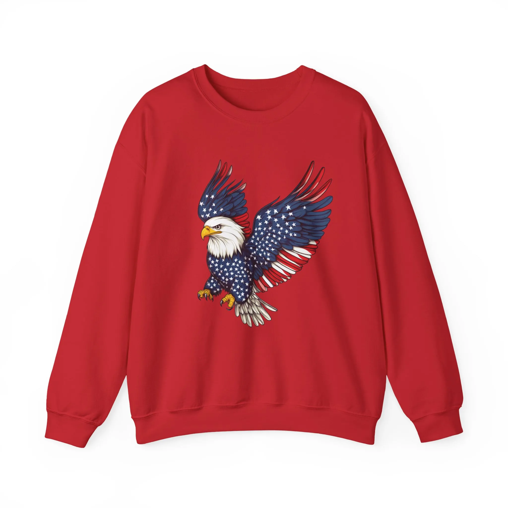 Patriotic Eagle Sweatshirt, Unisex Crewneck, USA Pride Apparel, Cozy Everyday Wear, Perfect for Independence Day, Gift for Patriots - Image 25