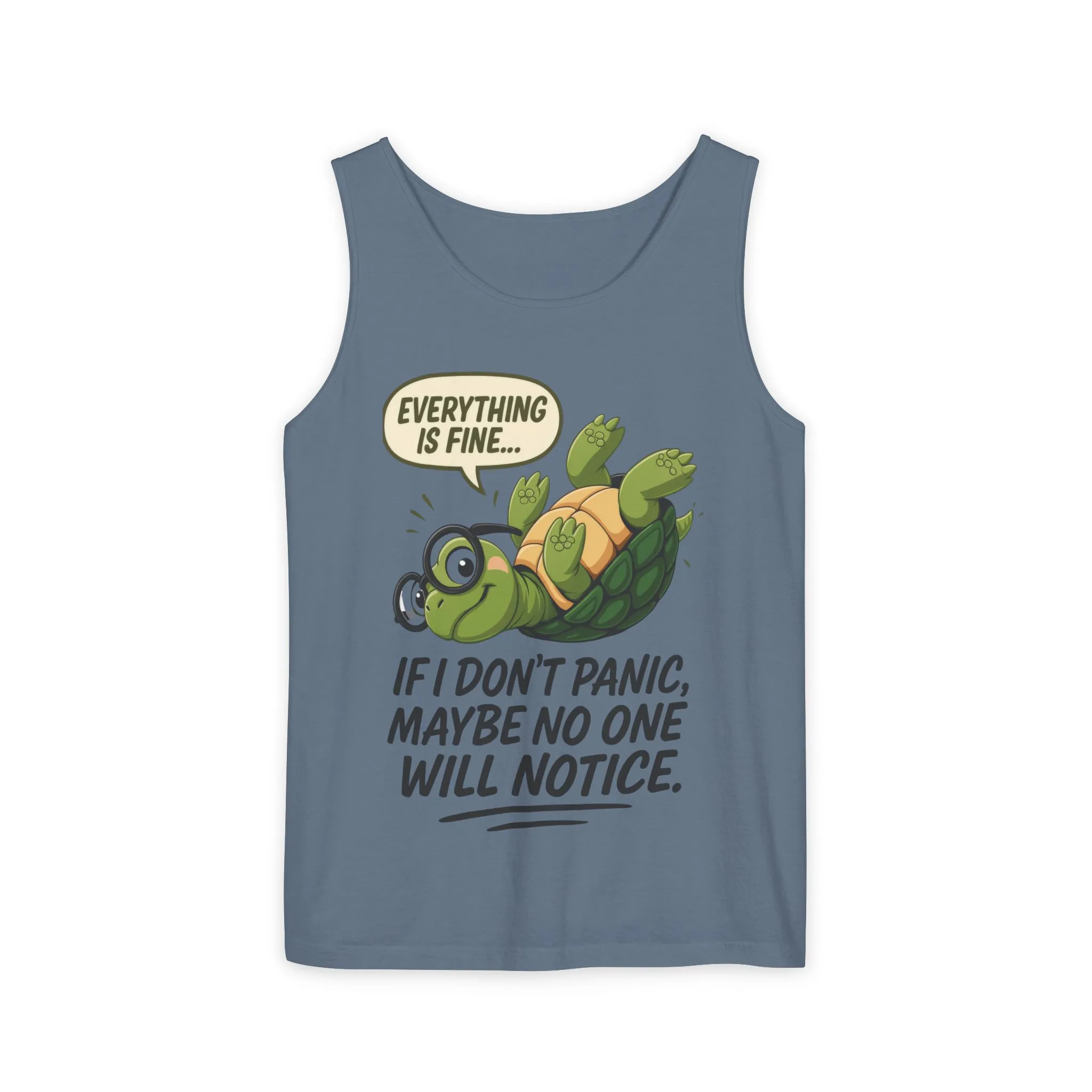 Mens Funny Turtle Graphic Tank Top, Summer Apparel, Gift for Animal Lovers, Beach Day Essentials, Mens Casual Wear, Relaxed Vibes - Image 13