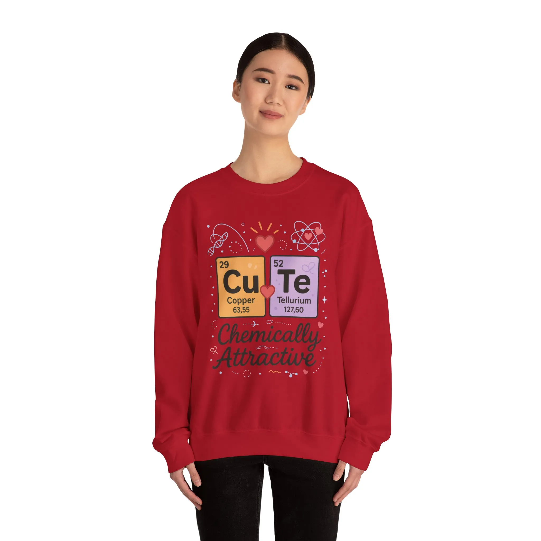 Cute Chemistry Sweatshirt for Women, Periodic Table Sweatshirt, Chemistry Gift for Her, Gift for Science Lovers, Valentine's Day Sweatshirt - Image 26