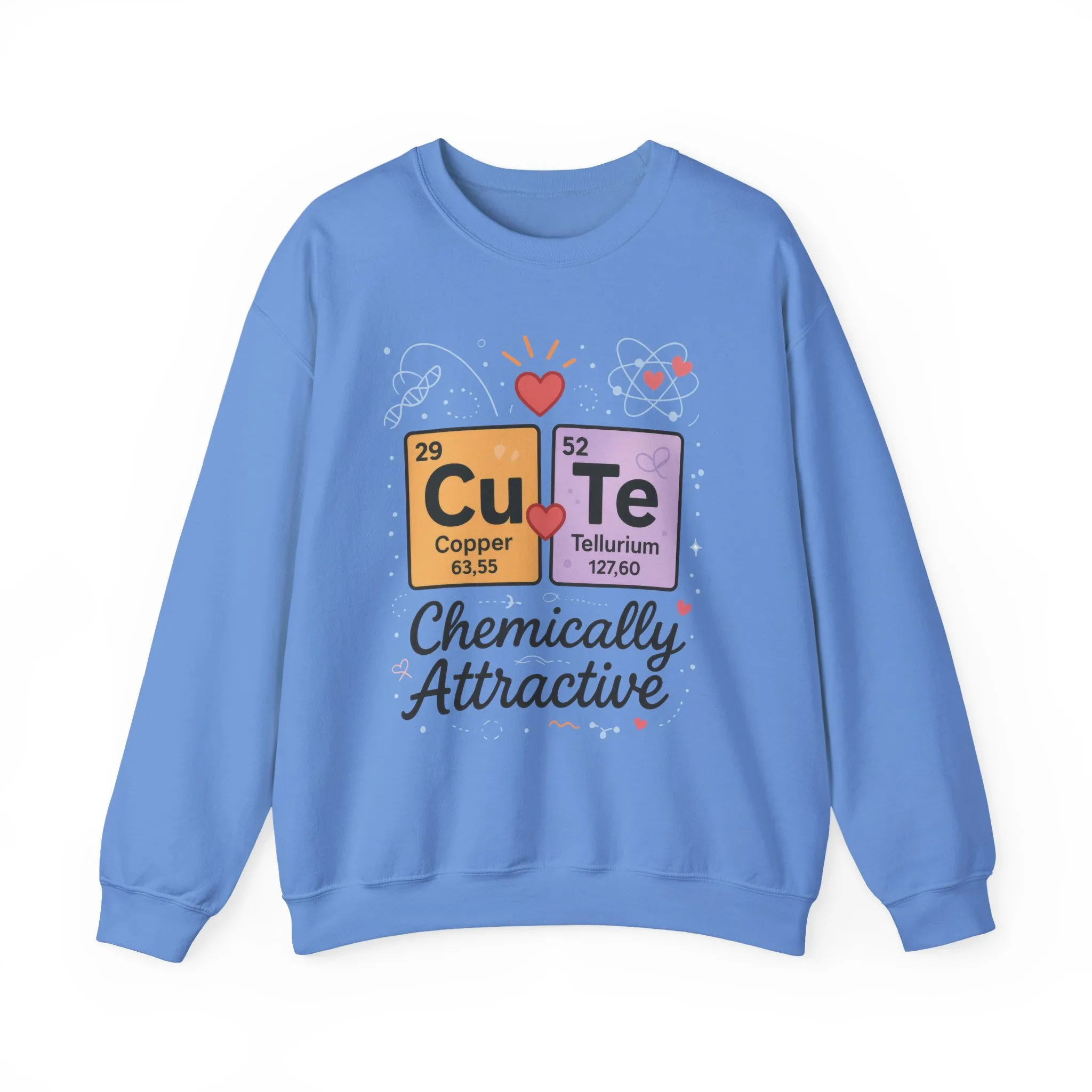 Cute Chemistry Sweatshirt for Women, Periodic Table Sweatshirt, Chemistry Gift for Her, Gift for Science Lovers, Valentine's Day Sweatshirt - Image 13
