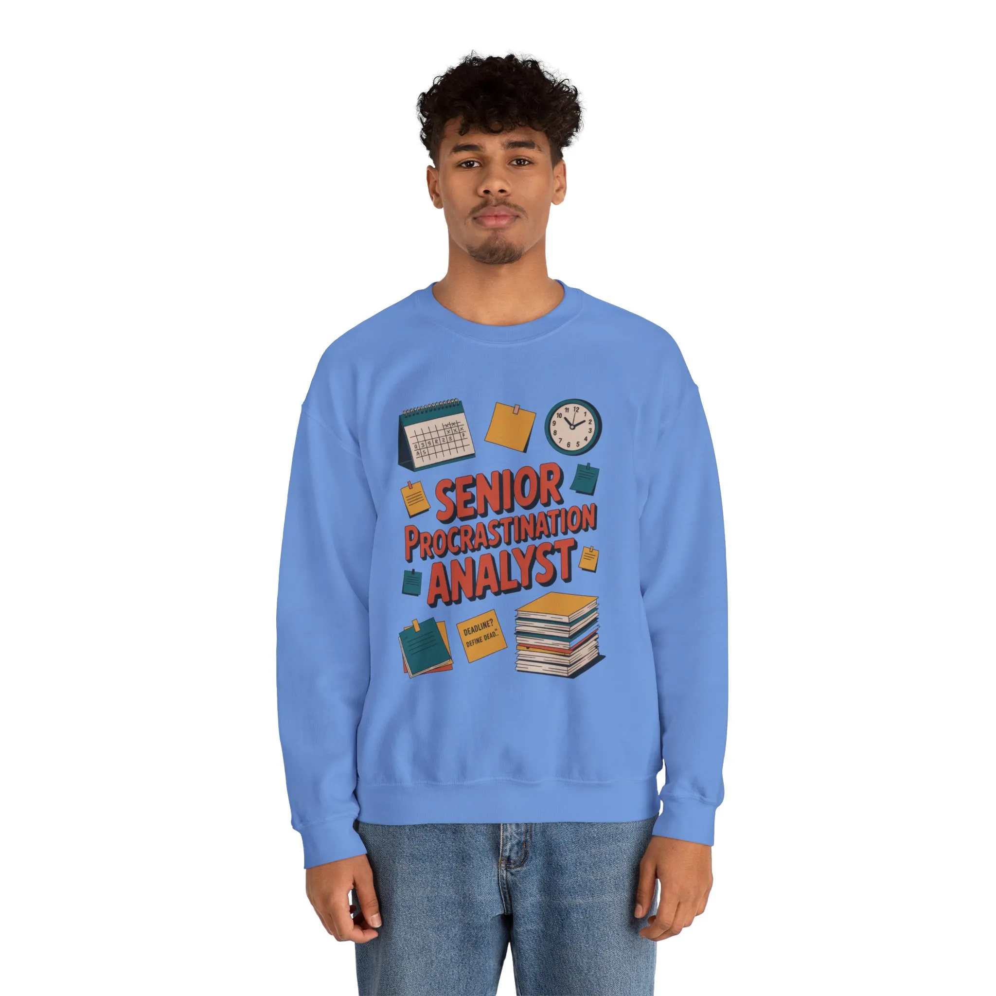 Senior Procrastination Analyst Sweatshirt, Gift for Graduates, Office Humor Apparel, Meme Sweatshirt, Casual Wear, Motivation Humor Apparel - Image 24