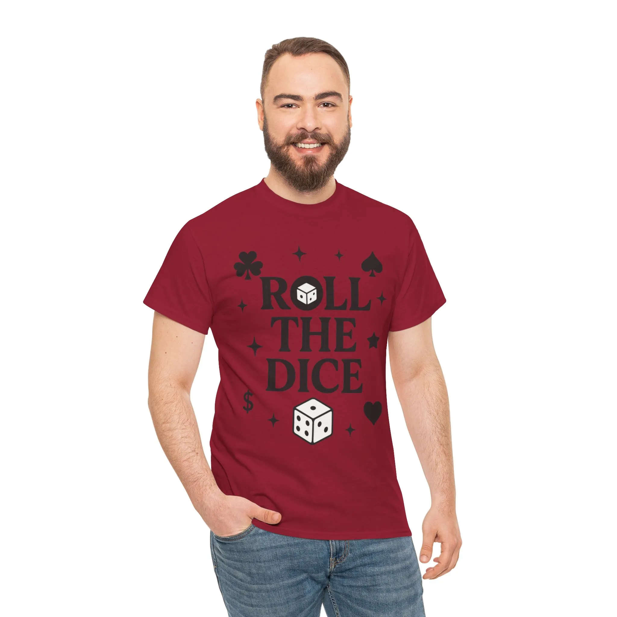Fun Dice & Card Games Unisex Tee, Perfect for Game Nights, Gifts for Gamers, Poker Events, Gambling Shirt, Casino Wear, Poker T-Shirt - Image 25