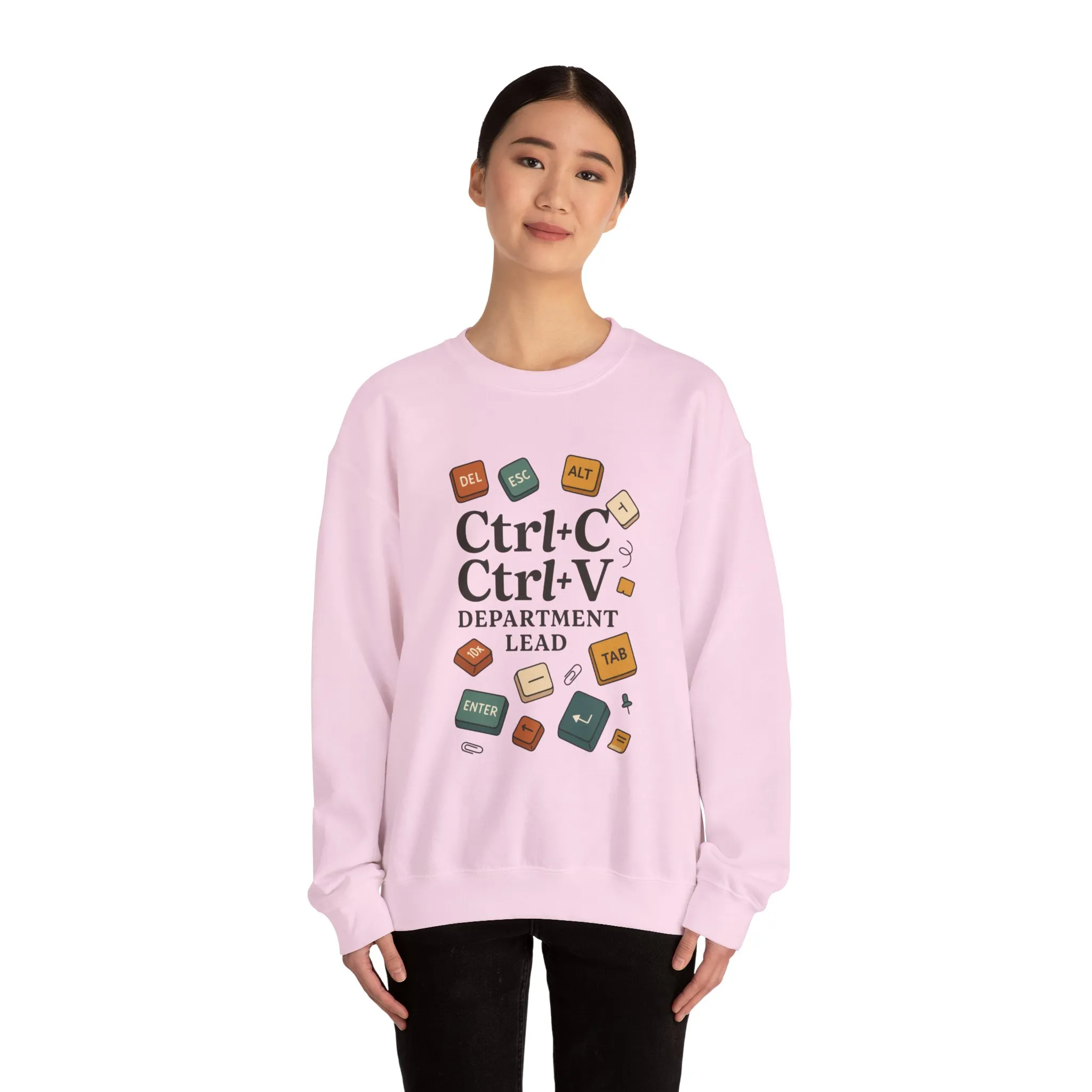 Funny Ctrl+C Ctrl+V Department Lead Sweatshirt, Unisex Crewneck, Gift for Tech Lovers, Office Humor, Cozy Casual Wear, Gift for a Coworker - Image 23