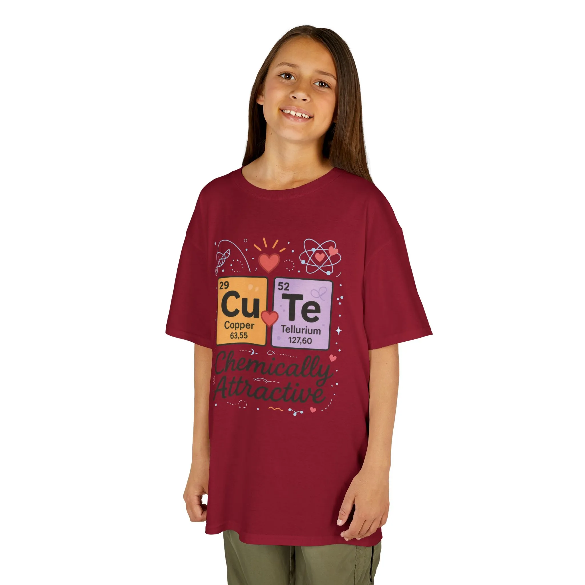 Cute Science Kids TeeT-Shirt, Periodic Table Tee, Funny Nerdy Gift for Young Girl, Cute Chemistry Young Girl T-Shirt, Classroom Wear - Image 20