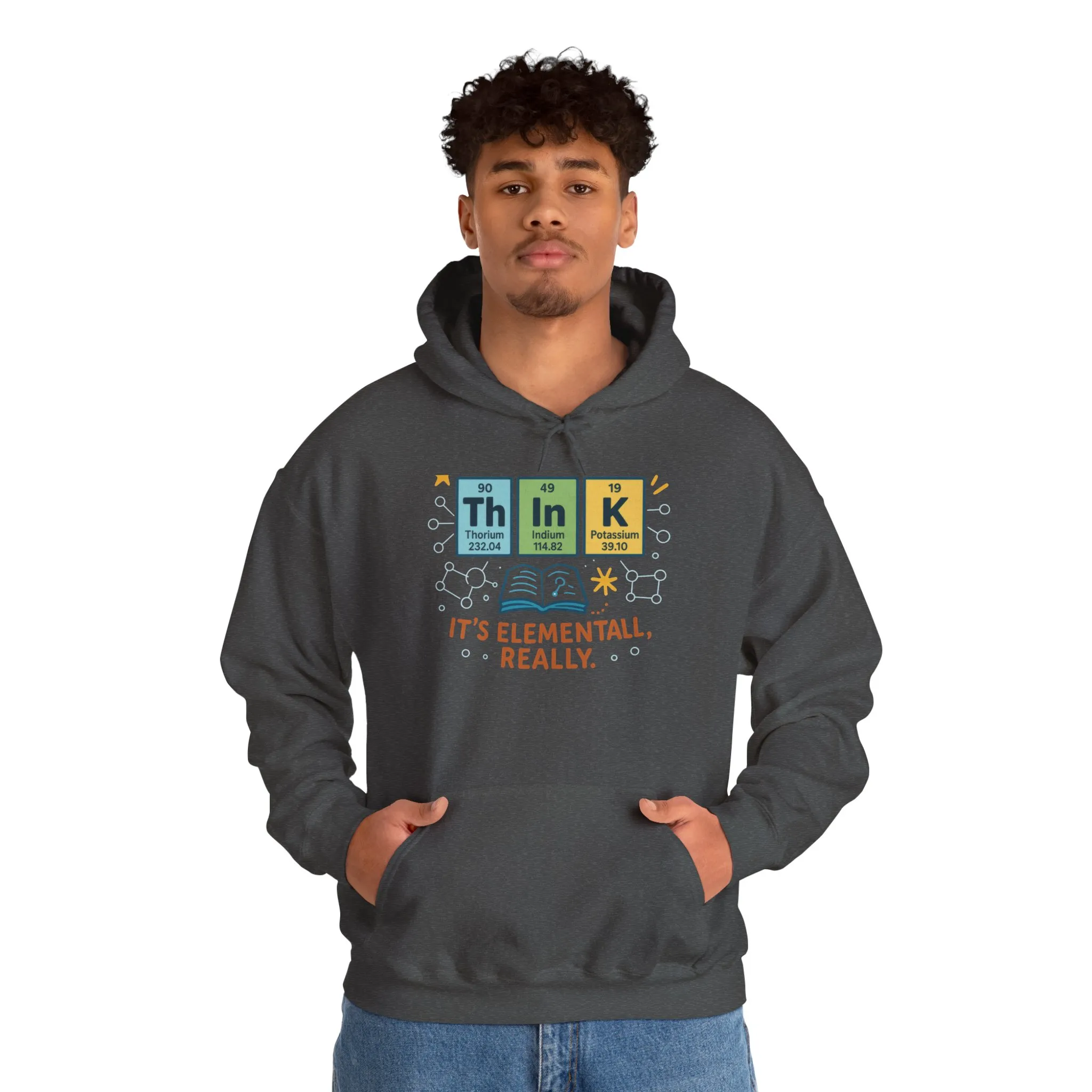 Science Hoodie for Men, Funny Nerd Hoodie, Element of Humor Sweatshirt, Science Lover Gift for Him, Chemistry Lover Gift - Image 20