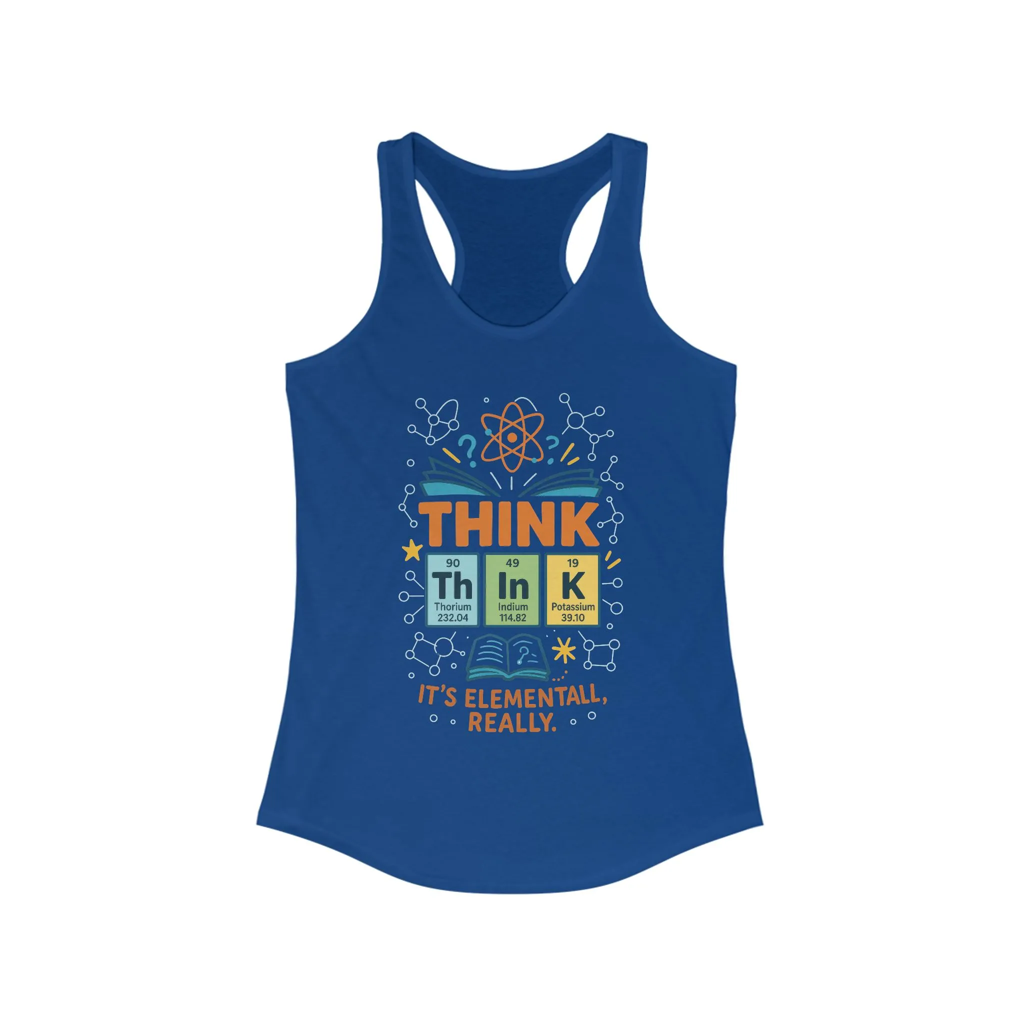 Nerd Tank Top for Women, Funny Chemistry Shirt, Cute Science Graphic Tank, STEM Gift for Her, Gift for Students, Motivational Fitness Shirt - Image 5