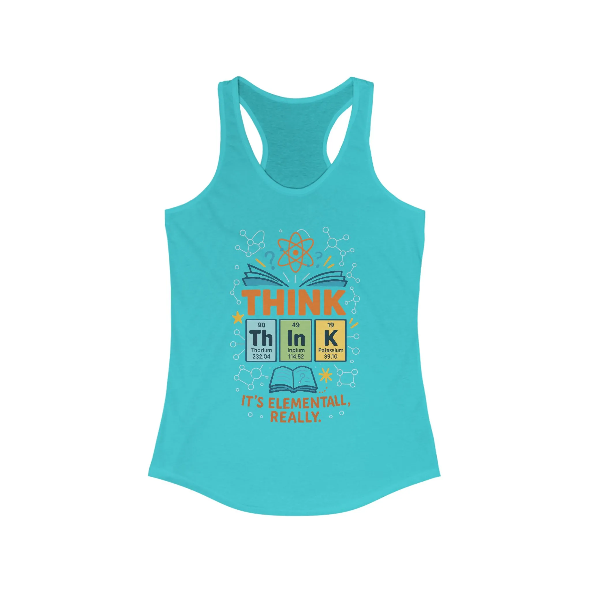 Nerd Tank Top for Women, Funny Chemistry Shirt, Cute Science Graphic Tank, STEM Gift for Her, Gift for Students, Motivational Fitness Shirt - Image 25