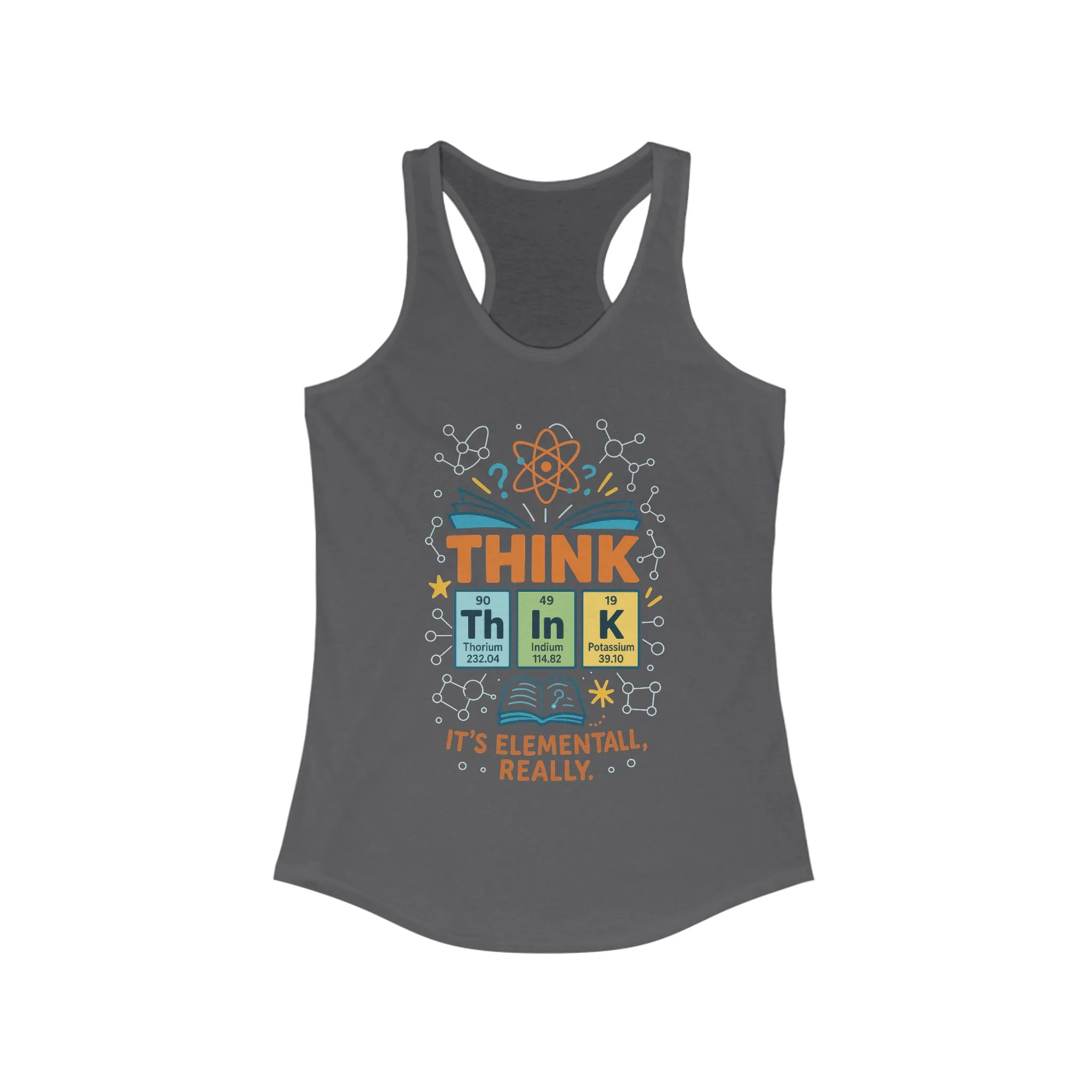 Nerd Tank Top for Women, Funny Chemistry Shirt, Cute Science Graphic Tank, STEM Gift for Her, Gift for Students, Motivational Fitness Shirt - Image 9