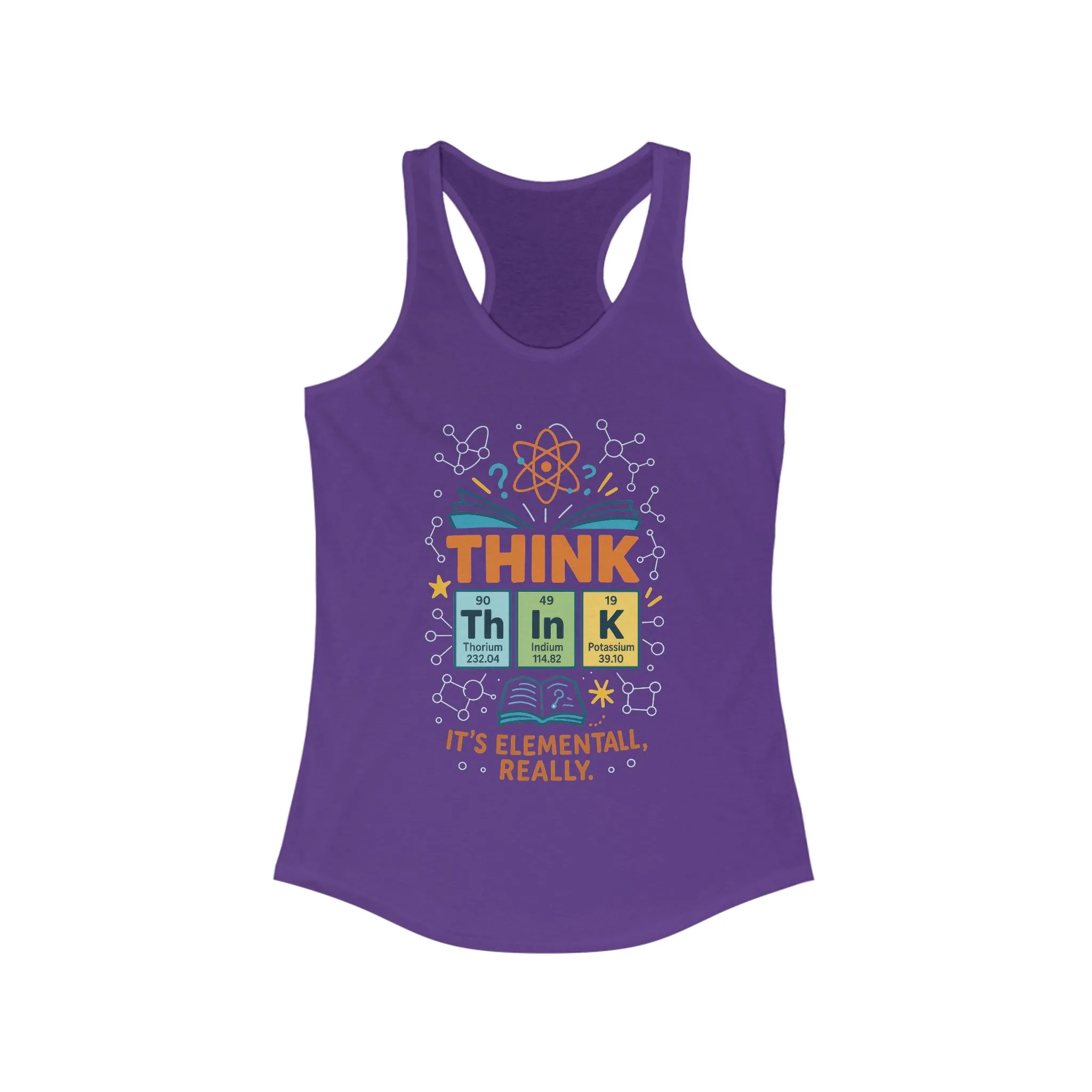 Nerd Tank Top for Women, Funny Chemistry Shirt, Cute Science Graphic Tank, STEM Gift for Her, Gift for Students, Motivational Fitness Shirt - Image 11