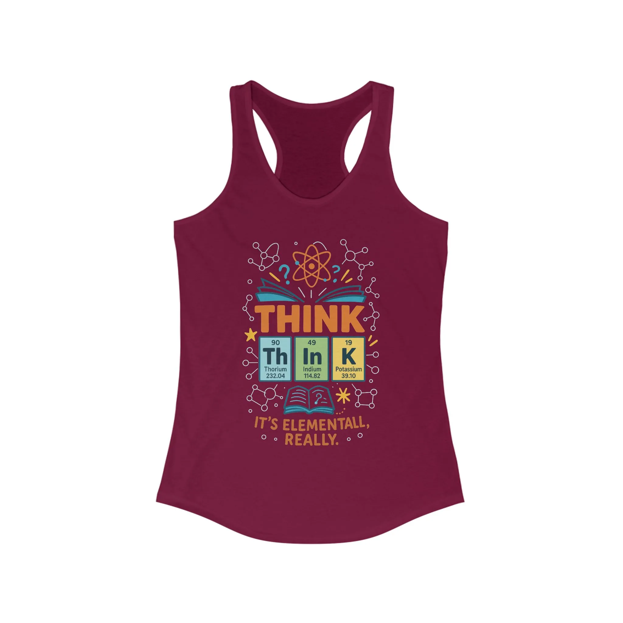 Nerd Tank Top for Women, Funny Chemistry Shirt, Cute Science Graphic Tank, STEM Gift for Her, Gift for Students, Motivational Fitness Shirt - Image 15