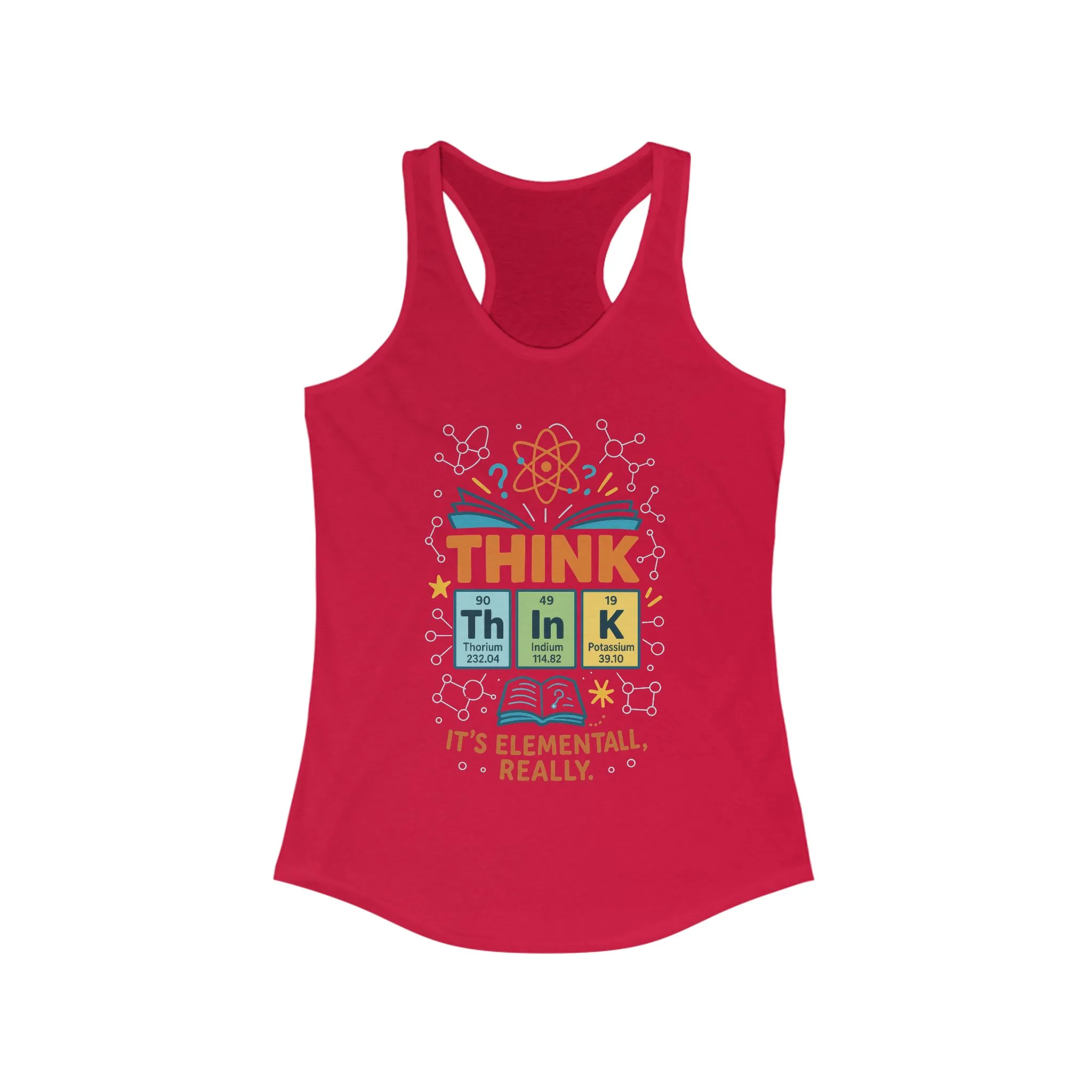 Nerd Tank Top for Women, Funny Chemistry Shirt, Cute Science Graphic Tank, STEM Gift for Her, Gift for Students, Motivational Fitness Shirt - Image 17