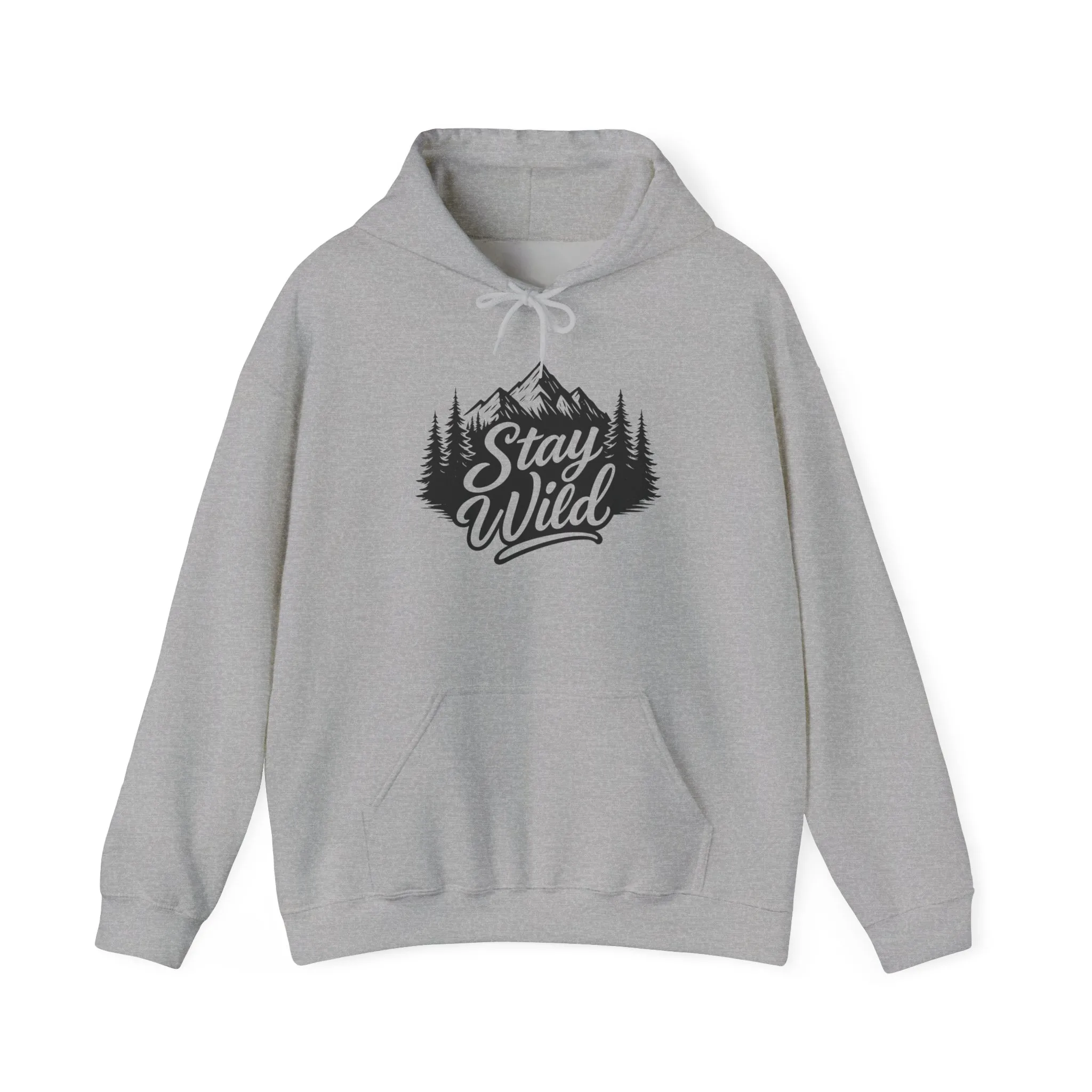 Stay Wild Hoodie, Nature Lover Unisex Pullover, Mountain Adventure Hiking Sweatshirt, Outdoorsy Gift for Him Her - Image 16