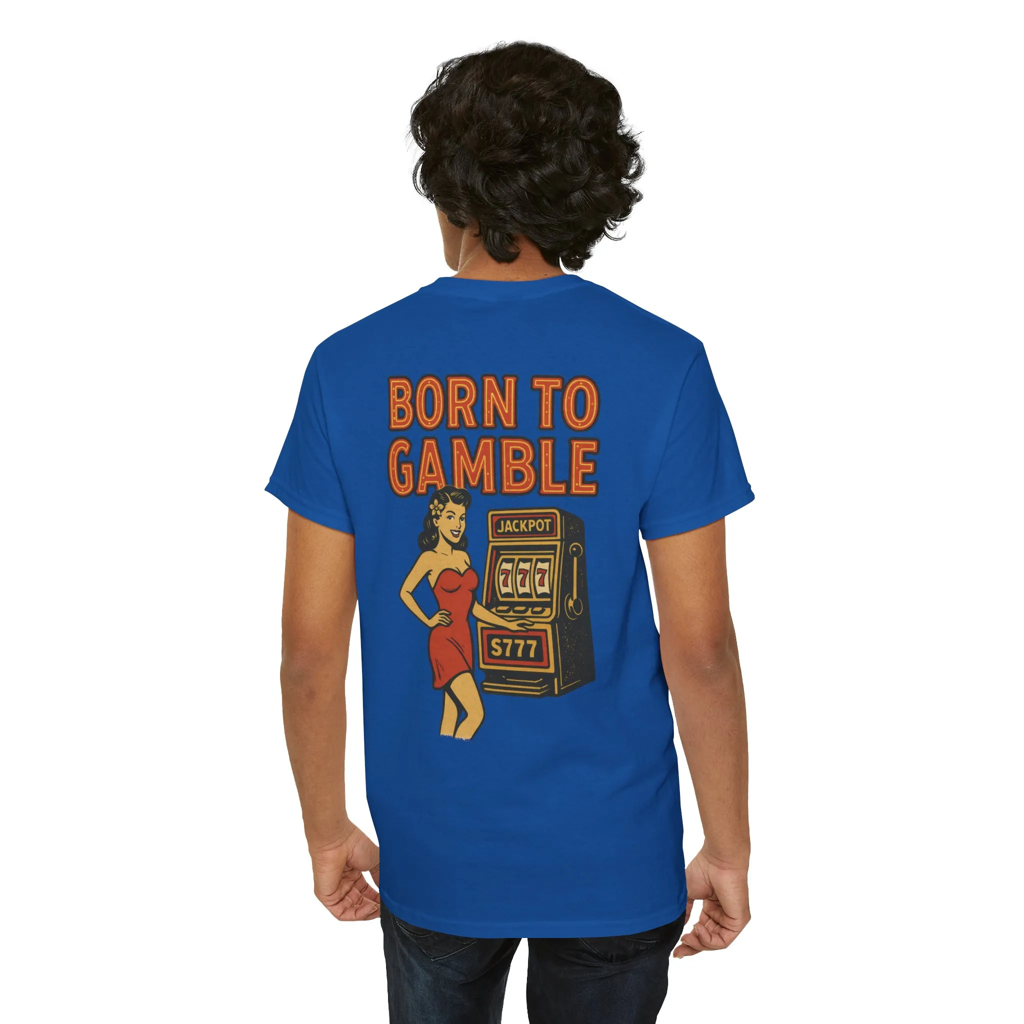 Lucky Hand Unisex Heavy Cotton Tee, Casino T-Shirt, Gambler Gift, Gambling Humor Tee, Playful Gaming Apparel, Lucky Shirt, Slot Machine Tee - Image 31