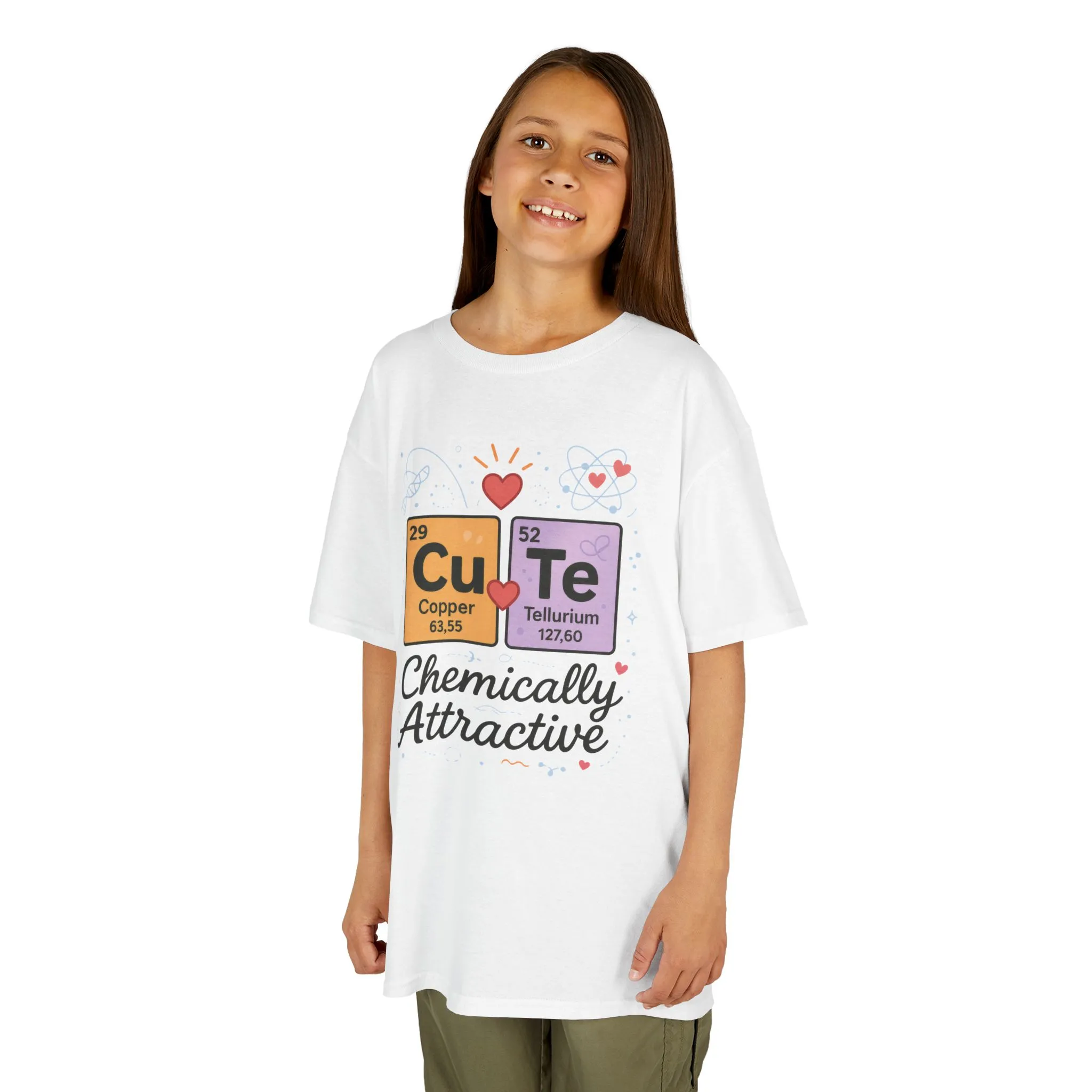 Cute Science Kids TeeT-Shirt, Periodic Table Tee, Funny Nerdy Gift for Young Girl, Cute Chemistry Young Girl T-Shirt, Classroom Wear - Image 4